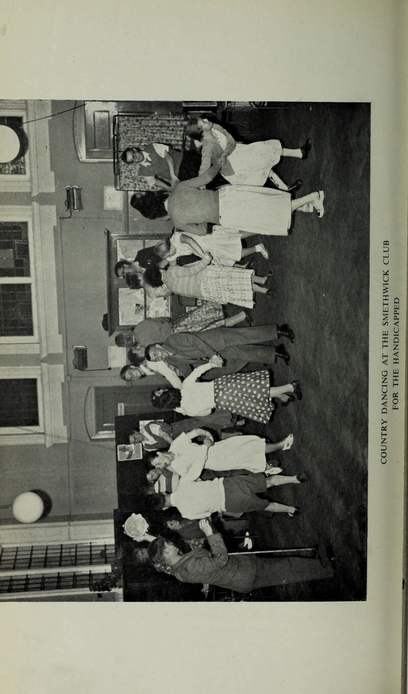 COUNTRY DANCING AT THE SMETHWICK CLUB FOR THE HANDICAPPED