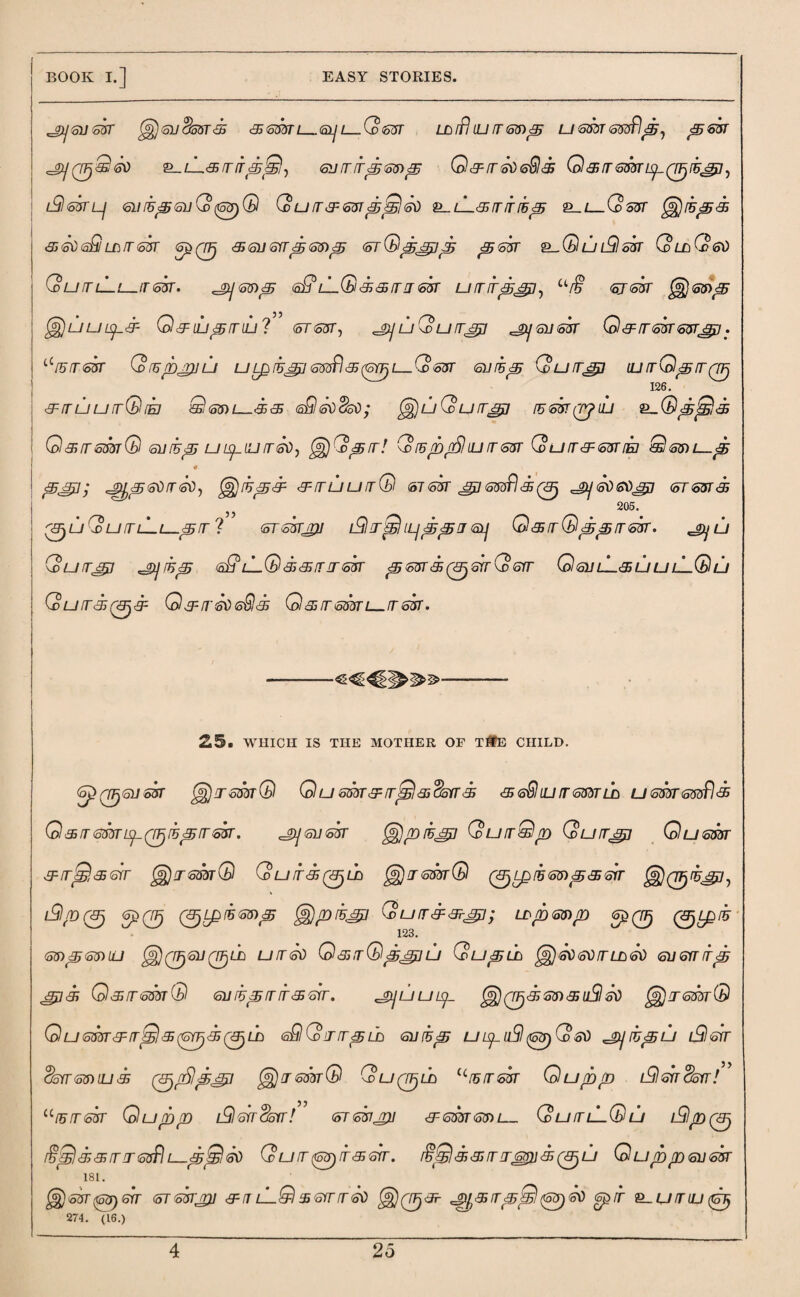 BOOK I.] EASY STORIES. ^Xjsumr ^)6U$o5T3 3655TL_65JL_®65T 13 ffl LU 3 65) <3 LJ 555T 65® 35, 35651 ^(TFjQ&d &L_l®.33tT<3lS, 61133 3j65) 3j G3360 6®<57 G33655Tl^Q^lb^l, lSIgstl-J 6ii 3^611 ($(65)® Qu 3365135® 60 [$.3 3 it 32_l_GW {®)ru<53 <5760 <s£j 13365T 6^(3) <57SI/ 63<565)^ <5T (t)35Jf5J35 3565T ^® U L®lo5T ($Ll($60 ($ LJ 3L—L IT65T. 65)^3 6®lL® 3<55/T 3 65T U333J^11 u!§ 6J65T §}65)^ ^)LJUL^3 ®3LL1^3iU? 6T65T, ^g)j U ® U 3^[] «jy 61165T G3365T 65T 3j) . ^Ib'lTGZr QfUp^ULJ UL^$^165®3(&3)L—($65T <511335 QU335] IL13G<53(TF) 126. 33 LI LI 3® IED ® <55) L <55 <57 6Q(60$S0; £®)Lj($LJ53)7 rU65T(TJlU 2_©h^§/<37 ®33655T® 533^35 UL^LU 3 55), JJ)Co^3.f G 3 3)/Shu 355T ($ U3355T 30 ®65)l—^ (^rgr/; ^^60360^ ^j3^3 33ill U3® (57 55T 3$ 65dfl3(3j -31(60 £033 6T65T3 35 205. (3)Lj(dU3lLl-^3 ? 6T65TJT)] l9 3 &5l ILJ 5E^ 3 ®J ®33®^j£365T. ^Xj U (0/ 13 31 ,JX] 335 6$ lL®353536® ^ 55T <57 (5)65 ($ 63 Q 611 lL<57 LJ U lL® U Qu33(3j3 G33605SI35 G33655T L_56® • --- 25. WHICH IS THE MOTHER OF T&E CHILD. 6^007537 56551® G U 655T 3 5 £(j 3$33 3 <57 6® IU 3 555T 13 U655T65®3 G35555TIS^Q^3^365r. ^6116® §£)3)3357 ($U53l/D ($U53jJ G U 655T 35^,363 gg)3655T® ($U53(3jl3 gg)J655T® (3)L£ 365)^ <57 63 §£l (TF)53}1, l5)/D0 gD0 (3)Lp365)<5 §}3)3^l (oU333r££]; 133)65)3) <?D0 (3)Lp$ 123. 65)3> 65) UJ ^)0SH0ub U 3 6l) G35® ^3j]LJ ($U35L3 ($®) 60 605L3 60 61163 IT® 3$3 G336551 ® 6113^33363. ^XJLJULgg) (5)365)3llSl 50 g)3655T® Gu65®55(®3(6Y7j3(3jL3 6£l($35<3L3 61130 LI L<(-IlSl (65) ($ 60 ^ IU<3LJ l963 $5365)313 (3){!5lgX3tf (g()3655T® ($13(3)13 UP536® GU 3)/D l963$63! * U3365T GU 3)p lS)63$63! 6T651JT}I 3655T65)L- Qu3lL®U l9jT)(3) t§(®333365flL 60 ($LI5(65)5363. I§(Q333365)13(3)LJ GU 3) (ft 6V6® 181. $)65T(63)6rr 6T 651(3)1 33 L-® 363560 <@0<iff- ^3 3^^1 (65) 60 6^3 &_U51L1(6T) 274. (16.)