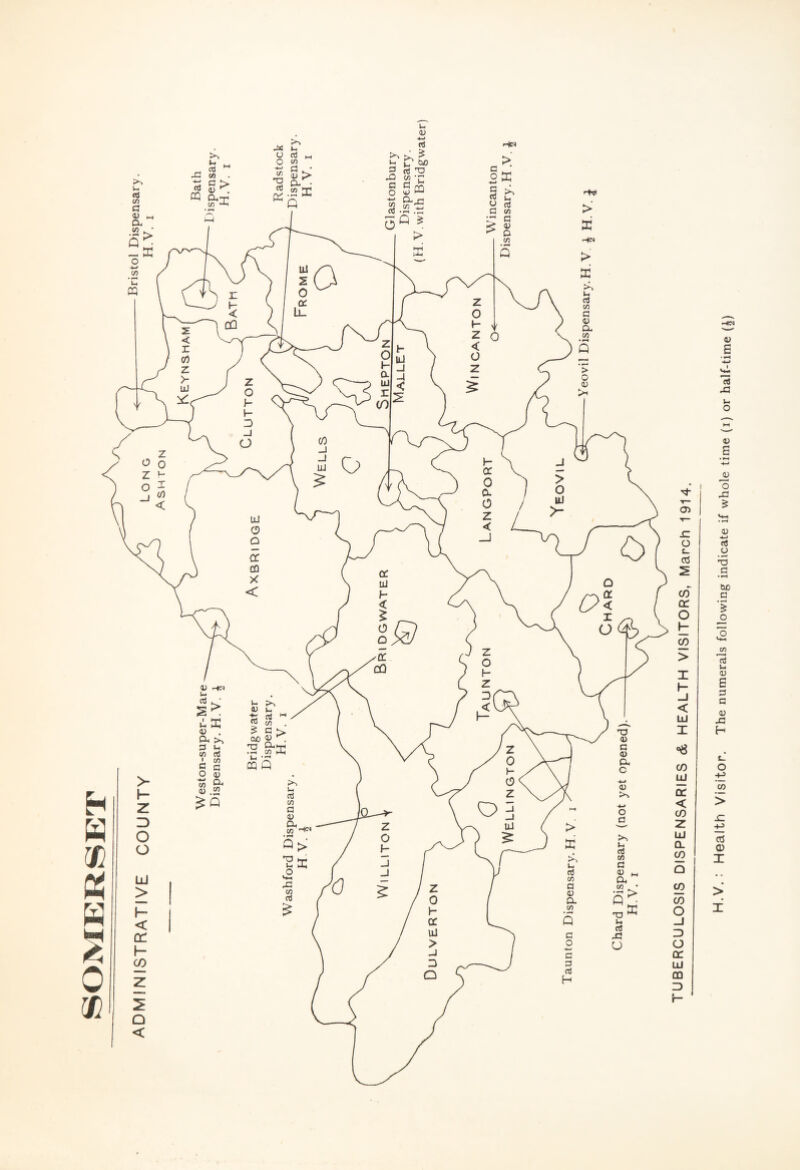 TUBERCULOSIS DISPENSARIES & HEALTH VISITORS, March 1914.