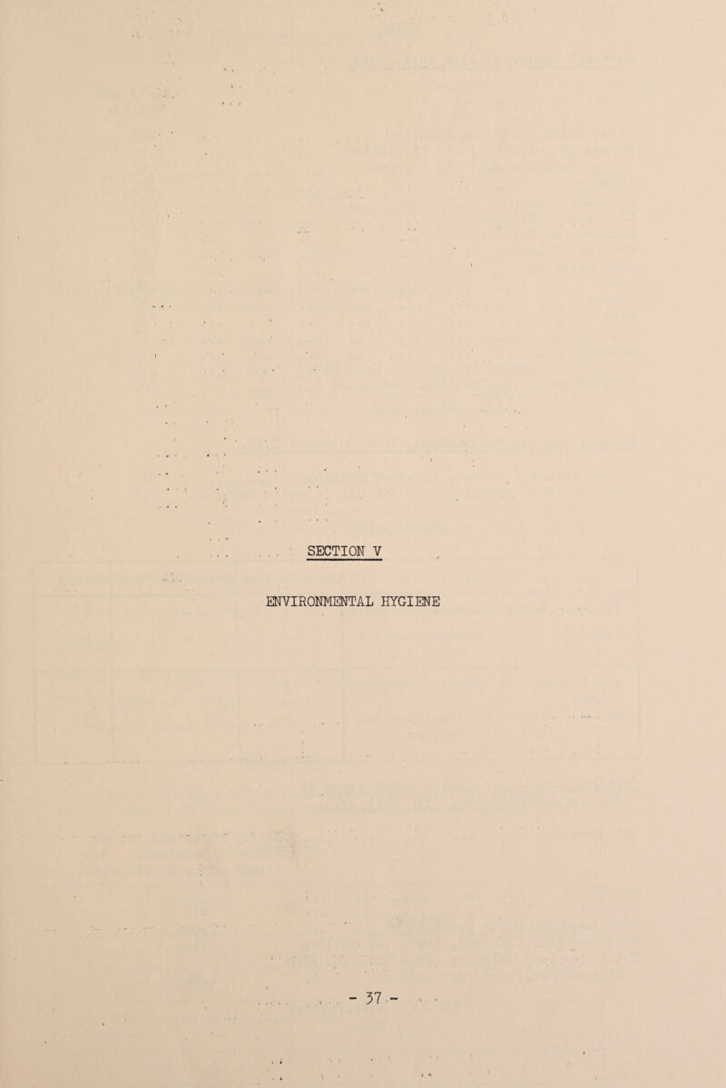 ENVIRONMENTAL HYGIENE