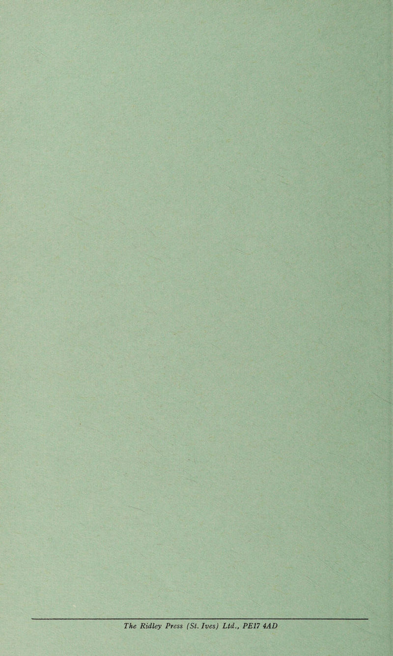 The Ridley Press (St. Ives) Ltd., PE17 4AD