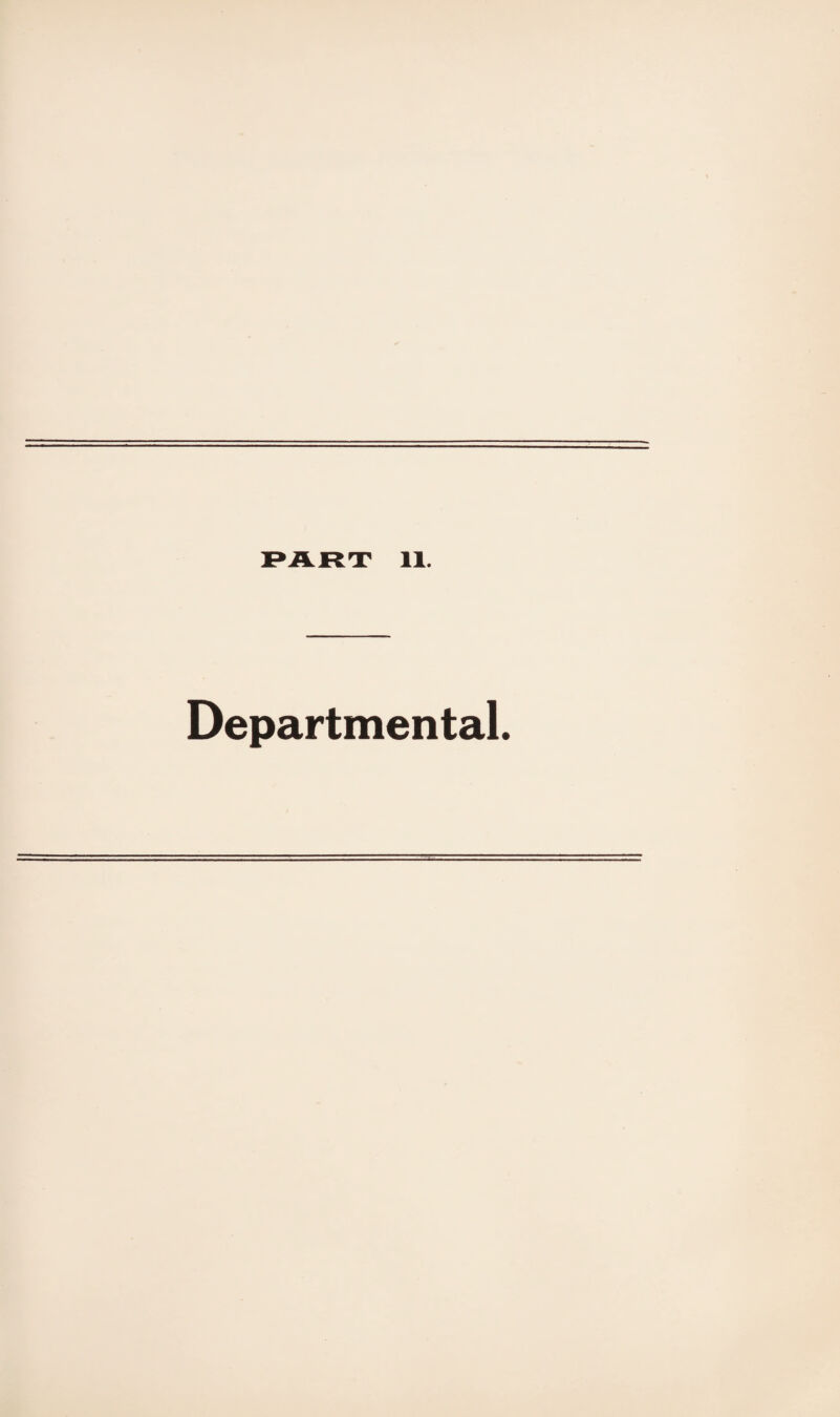 Departmental.