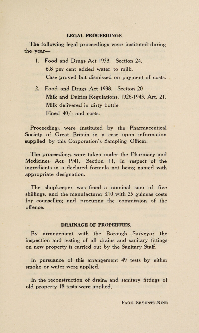 General Practitioner Pre-Natal Scheme— 18 patients were referred by Midwives for examination by the patient’s own doctor but reports from practitioners were received in respect of only 13 of these. Number of patients examined examined by their own doctors Pre-Natal Post-Natal 1935 131 4 1936 220 14 1937 271 13 1938 231 13 1939 221 12 1940 166 4 1941 44 4 1942 47 2 1943 28 — 1944 15 — 1945 19 1 Summary of Ante-Natal and Post-Natal Services. Ante-Natal Post-Natal At Ante-Natal Clinic (held weekly) — Women 922 90 Attendances . 3,704 104 At Consultant Clinic (held monthly )- Women attending . 114 12 Attendances . 130 12 Under General Practitioner Pre-Natal Service (excluding any patient included above) Women attending . 12 1 Attendances .. 22 1