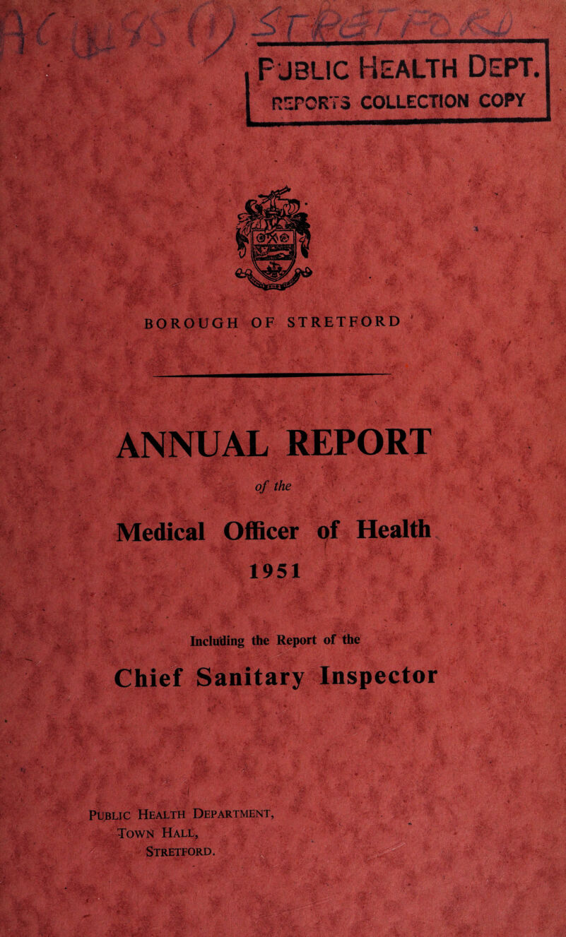 CONTENTS PAGE Staff. 3 Statistical Summary. 4 General Provision of Health Services. 9 Maternal Mortality. 10 Infantile Mortality. 12 Sanitary Circumstances of the Area . 13 Housing. 15, 45 Factories and Workshops . 19, 47 Milk Control.21 Food and Drugs . . . . 24, 49 Infectious Diseases. 25, 47 Cancer .33 Tuberculosis .35 Environmental Sanitation .40 Drainage.44 Rodent Control.44 Shops and Offices.55 Miscellaneous Duties .56 Hackney Carriages.56 Mortuary.57 Petroleum and Carbide.58 Public Cleansing .59 Page Two