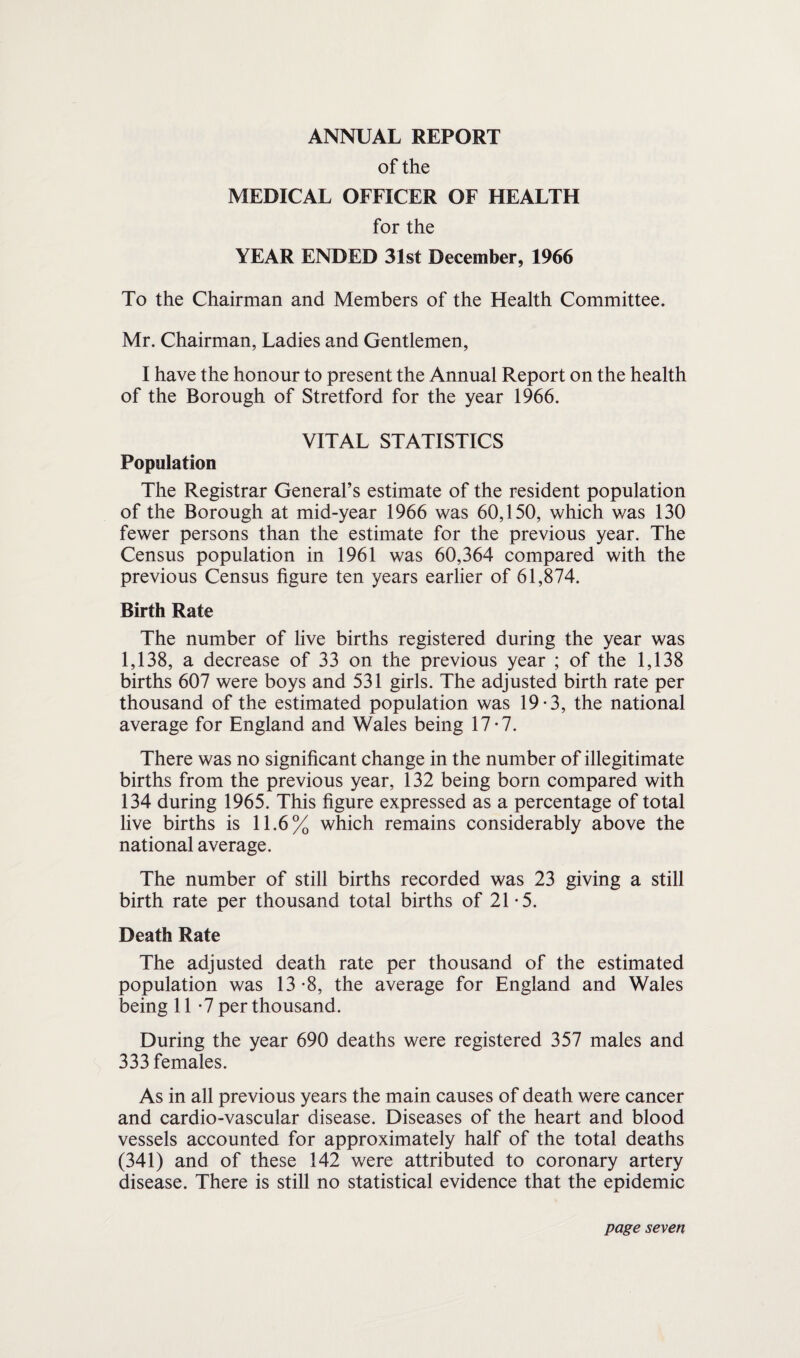 SECTION F. PREVALENCE OF AND CONTROL OVER INFECTIOUS AND OTHER DISEASES The table on page 40 gives the incidence of notifiable infectious disease. There has been no serious epidemic, the notifications and the mortality approximating to the average for the past ten years. t i, i The clinical type of scarlet fever continues to be mild. No cases of diphtheria occurred for the fiftheenth year. ' I ' ,• Whilst the complete absence of diphtheria for the fifthteenth year in succession is a very satisfying experience, it is feared that there is| a danger of complacency leading to neglect of immunisation against this dread disease, t •' i '• I: : Antitoxin is available to all medical practitioners at Park Hospital, Davyhulme. i. ; I: Immunisation against Diphtheria This is now a function of the Health Committee. Material for immunisation is available for use by General Practitioners on application at the Town Hall, Stretford. Immunisation is also carried out at each of the School Clinics and Child Welfare Centres in the Borough. I i ! Whooping Cough and Measles There were no deaths from measles or from whooping cough. Puerperal Pyrexia One case of puerperal pyrexia was notified. Ophthalmia Neonatorum No cases of ophthalmia neonatorum were notified. 1, j' ! Food Poisoning There were no confirmed cases of food poisoning notified during the year. Fourteen cases of salmonella infection were notified but were not considered to be food-borne. Dysentery There were 35 confirmed cases of sonne dysentery. r \ Acute Poliomyelitis There were no confirmed oases of acute poliomyelitis during the year.