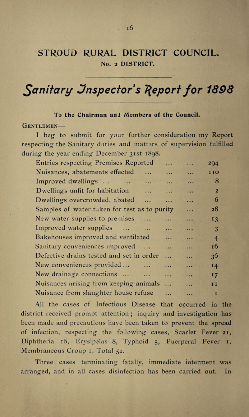 L DISTRICT, classified according to Diseases, Ages, and Localities.