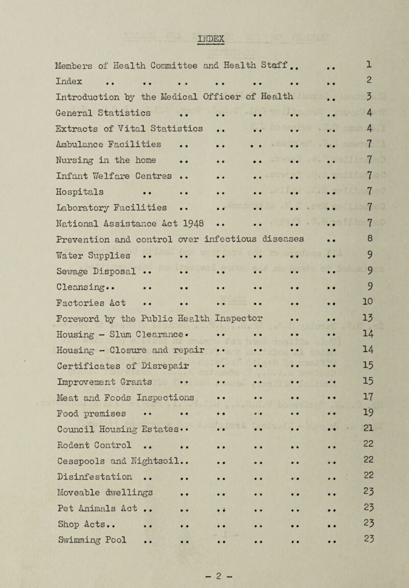 General Statistics Figures in brackets throughout the report relate to the previous year. Population, Registrar General's Estimate 6280 (6260) Area 192? acres Number of inhabited houses 2926 (2903) Rateable Value £88, 636(-88,487) Sum represented by a penny rate at 31/3/61 £353 1^-348; Extracts oi* Vital Statistics for the yccn.r Live Births Total Male Female Legitimate 106 (83) 50 (40) 56 (43) Illegitimate 3 (3) 3 (0) 0 (3) Total 109 (86) 53 (40) 56 (46) Crude Live Birth Rate per 1,000 estimated population 17*4 (l3*7) Adjusted Live Birth Rate per 1,000 estimated population 19.1 (l5»l) England and Wales Birth Rate per 1,000 estimated population 17.1 (16.5) Urban Aggregate .. Still Births Total Male Female Legitimate 2 (l) 2 (1) o (o) Illegitimate 0 (0) o (o) 0 (0) Total 2 (1) 2 (l) 0 (0)