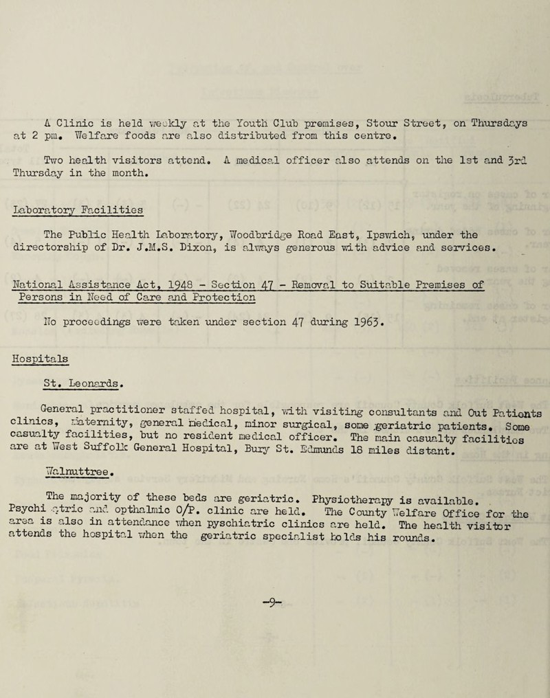 Council's Housing List r . .£T:v The number of applicants on the Council’s housing list at the end of 1963 was 251. This was an increase of 55 over the number on the list at the end of 1^62. .?;c fi'lru; if- 'eivlhA'i *• v r . u, •.*=. 19 new tenancies were granted during the year.o • -1 3ni: bvo'i 07 avC 76 new registrations were accepted during the year. *-)£S E'tj.r'iC .j'f.stf jyp-i, il Humorous written reports vrere made concerning the accommodation occupied by applicants and many verbal reports on such matters made to the committee when new tenants were selected. Annual Post T7ar Development Rate The following are the post war housing development figures for the years 1947 to 1963*— Year Council s' 11 Private Houses | Dwellings Total j| Year !i ... |; Council j Private j Total Houses ! Dwellings j 1947 24 6 ...., • }* 30 !’ 1956 1 ' j 0 ■ 28 28 1948 27 12 ji 39 ll 1957 | 46 11 r 57 1949 30 : 2 32 ji 1958 0 22 22 1950 26 8 -r 34 ' : 1959 26 11 37 1951 18 5 ... ... . .. i 23 ! ! ! i960 50 14 64 1952 30 -:.c; 6 36 1961 22 27 49 1955 29 - ■: 14 43 j 1962 10 58 68 1954 62 18 ! 80 j t 1963 36 41 77 1955 10 L 20 -r 30 1 j Totals 1 446 305 751 -15-