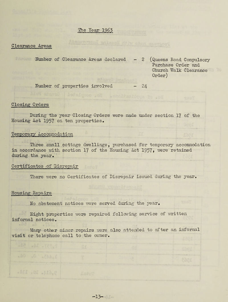 FACTORIES ACT. Details of ihe inspections -under the Factories Acts are recorded ‘below: The number of factories on the register totalled 75* 1. Inspections for Purposes of Provisions as to Health (including inspections by the Public Health Inspector.) Number of No. on Register ■—-— . Inspections • Written Notices Occupiers Prosecuted (l) Factories in which sections, 1,2,3,49 and 6 are to be enforced by Local Authorities 3. 2. (ll) Factories not included in (l) in which section 7 is enforced by the Local Authority. 68. 4. 2. (ill) Other premises in which section 7 is enforced by the Local Authority, (excluding out-workers premises) 4. 2. Total 75. 6. 2. - -24-