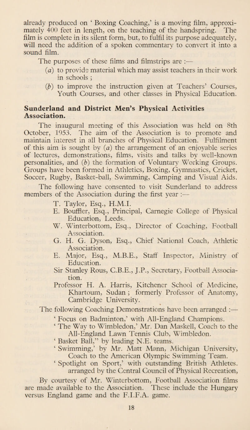 Diagnostic Service. GIRLS BOYS TOTAL Medical and Social Advice 21 .... 30 .... 51 Educational Advice 5 .... 14 .... 19 Placement 14 .... 25 .... 39 Mental Defect 7 .... 10 .... 17 Physical 3 .... 2 5 Speech Therapy 1 .... 8 9 Referred to other Clinics .... 5 .... 15 .... 20 Referred to Remedial Teaching Centre without Psychiatric Interviews 1 .... 11 .... 12 Failure to complete examination.... 10 .... 2 .... 12 67 .... 117 .... 184 Full Service. GIRLS BOYS TOTAL Carried forward from 1952 31 .... 92 .... 123 Selected for Treatment during 1953 99 .... 142 .... 241 130 .... 234 .... 364 Closed improved after Treatment.. 54 .... 86 .... 140 Unadjusted. 2 .... 4 6 Transferred to other Clinics, &c. 12 .... 19 .... 31 Transferred after Treatment to Remedial Teaching Centre .... 4 .... 19 .... 23 Placement — 6 6 Advice 8 .... 21 .... 29 Removal 5 .... 4 9 Unable to attend for Treatment .... 17 .... 21 .... 38 Carried forward to 1954 .... 27 .... 49 .... 76 129 .... 229 .... 358 Carried forward under Investigation 2 .... 5 7 131 .... 234 .... 365 REPORT OF THE PSYCHOLOGICAL WORK IN SCHOOLS. In order to strengthen the integration of the psychological and educational guidance service within the school system, and to ensure that there is the closest liaison between the psychological service, administration and school staffs, a team of three—Mr. Bridge (Deputy Director of Education), Mr. Flett (Educational Psychologist), and Mr. McKie (Organiser of Teacher Training)—has contributed to the projects carried out this year. 33