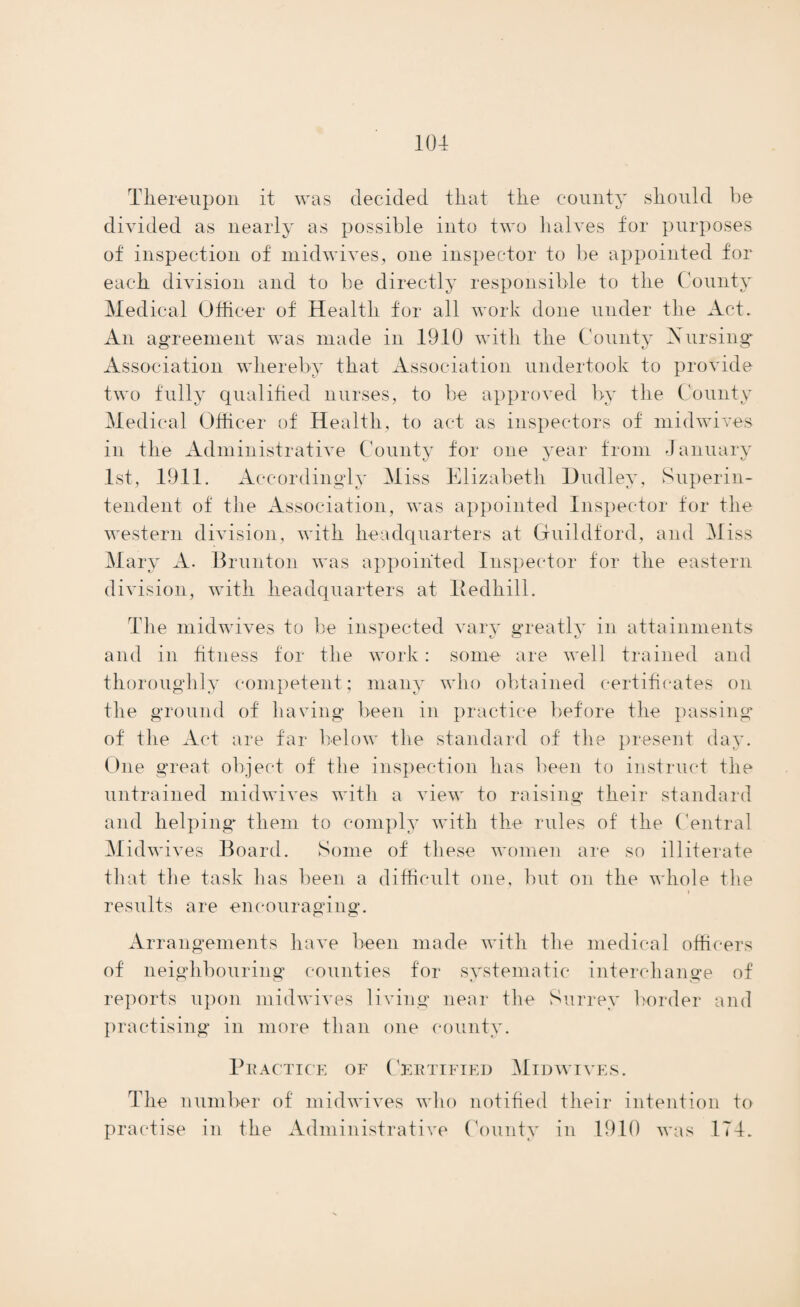 41 Pulmonary Tuberculosis or Phthisis. The number of deaths ascribed to pulmonary tuberculosis in the county during 1910 was 441, that is 0.68 per 1,000 of the nett population. The death rates in the separate sanitary districts are given on pp. 22 and 23. In 1909 the death-rate in the whole county from this disease was 0*72 per 1,000, and the average rate for the five years 1905 to 1909 was 0.80 per 1,000. The number of people living in the county definitely suffering from the disease cannot be stated; judging from the number of deaths ascribed to it in 1910 there must have been at the lowest estimate 1,500 known cases. There is a growing tendency to make phthisis a notifiable disease. It is communicable and preventible, but no efficient action can be taken by sanitary authorities towards prevent¬ ing its spread until all recognised cases are notified. In several districts in Surrey and elsewhere voluntary notifica¬ tion has been tried for several years to little or no effect, the natural inclination of both patients and doctors being' averse from notification when that is not compulsory. In 1908 an Order was issued bv the it/ / t/ Local Government Board making notification of cases occurring in Poor Law institutions compulsory. In 1910 a further Order was issued making notification of all cases treated in public hospitals compulsory. The effect of these two orders is to provide sanitary authorities with information of a large proportion of the cases of phthisis occurring among the poorer classes who seek gratuitous treatment and are most in need of supervision. Disinfection of rooms and clothing after notice of removal or death of patients is practised in most sanitary districts of the county and is mentioned in most of the reports. The