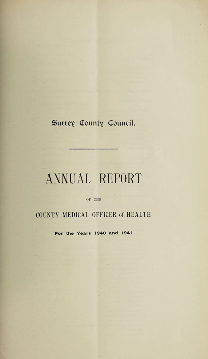 INDEX OF CONTENTS. BLIND WELFARE civil defence- alt Raids on Surrey Casualty Services Personnel FOOD AND DRUGS—ADULTERATION OF . 25 HOME NURSING . 19 HOSPITAL PROVISION— Beds available and occupied ... ... ... ... ... 17 Infectious Diseases Hospitals ... ... ... ... ... 19 Mental Hospitals and Mental Deficiency Institutions ... ... 19 New Buildings, Adaptations, &e. ... ... ... ... ... 18 Out-Patient Treatment ... ... ... ... ... ... 18 Tuberculosis ... ... ... ... ... ... ... ... 18 Voluntary Hospitals ... ... ... ... ... ... ... 19 Work done ... ... ... ... ... ... ... ... 17 HOUSING— No. of New Houses Erected and in Course of Erection during 1940 and 1941 . 25 INFECTIOUS DISEASES— Hospital Provision ... ... ... ... ... ... ... 19 Incidence of ... ... ... ... ... ... ... ... 20 LABORATORY FACILITIES. 20 MATERNITY AND CHILD WELFARE— Ante-Natal Clinics Ante-Natal Services Area of County Maternity and Child Welfare Scheme Attendances at Infant Welfare Centres ... Births and Birth Rates Crippling—Prevention and Treatment of ... Dental Treatment Evacuation Gas-Air Analgesia Home Nursing and Home Visiting Hospital Provision for Cases of— Difficult Labour ... Ophthalmia Neonatorum Puerperal Pyrexia Infant Life Protection Infant Mortality Infant Welfare Centres Maternal Mortality Maternity Homes Maternity Services Midwives Notification of Births... Ophthalmia Neonatorum Orthopsedic Treatment Population of Maternity and Child Welfare Area Puerperal Pyrexia War-Time Day Nurseries 8 7 7 4, 7 11 10 11 9 10 10 9 10 11 5, 8 7 8 10 11 9 7 9 11 i 10 12