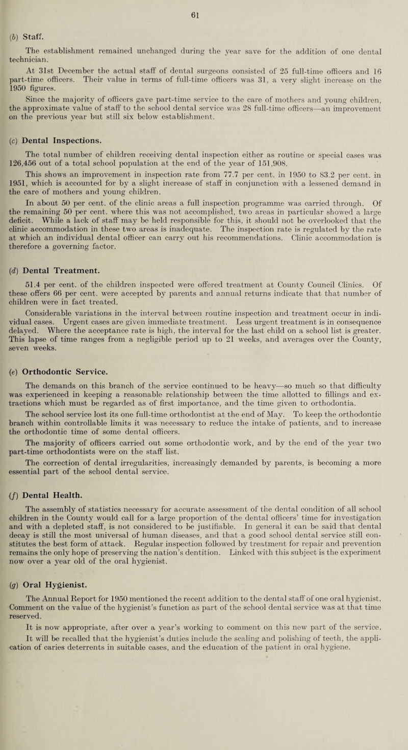 (ii) Mental Deficiency. During the year the Council continued to provide statutory and voluntary supervision, guardian¬ ship care and training in occupation centres for mental defectives living in the community, as well as taking all the necessary steps in connection with the admission of defectives to institutions, where such action was found to be necessary. Case Work. During 1951, 62 petitions were presented for Orders sending defectives to institutions or placing them under guardianship. Orders were obtained in all these cases with one exception, where the petition was withdrawn on the advice of the Justice after he had made full enquiry into it. In addition, in 60 cases assistance was given to the relatives of defectives in completing the formalities under Section 3 of the Mental Deficiency Act and 10 cases were admitted to institutions on the authority of Orders made by courts under Section 8 of the Act. No cases were admitted as the result of Orders made by the Home Secretary. The year 1951 has seen a small reduction in the number of mental defectives on the waiting fist for institutions, the number on the 31st December, 1951, being 84 as compared with 100 twelve months before. Surrey patients are still being received mainly at the following institutions :— The Manor Hospital, Epsom. The Royal EarlswTood Institution, Redhill. The Fountain Hospital, Tooting. Botleys Park Hospital, Chertsey. The following table gives particulars of mental defectives on the Council’s register on the 31st December, 1951 and of all new cases coming to the notice of the Council. In addition it shows how these cases were dealt with :— Particulars of Cases Reported During 1951. (a) Cases reported by Local Education Authorities (Section 57, Education Act, 1944) Under age M. 16. . F. Aged 16 and M. over. F. (i) Under Section 57 (3) (ii) Under Section 57 (5) :— 46 39 -- — On leaving special schools ... 8 3 — — On leaving ordinary schools... (b) Cases referred by the police or by the Courts under Section 8 (1) (a) 8 8 (or as a result of other action by the Courts) (c) Other defectives reported during 1951 :— 1 4 3 (i) found “subject to be dealt with” ... (ii) not at present “ subject to be dealt with ” 15 11 7 17 8 7 8 19 Total number of cases reported during the year 85 69 19 39 B. Disposal of Cases Reported During 1951. (a) those found “ subject to be dealt with ” :— (i) Placed under Statutory Supervision... (ii) Placed under Guardianship (iii) Taken to “ Places of Safety ” (iv) Admitted to Institutions (v) Died or removed from area ... (vi) Action not yet taken ... (b) those not at present “ subject to be dealt with ” (i) Placed under Voluntary Supervision... (ii) Later found not to be defective (iii) Died or removed from area ... (iv) Action unnecessary (v) Action not yet taken ... Totals C. Total Number of Cases on Register as at 31 st December, 1951 (a) Cases “ subject to be dealt with ” :— (i) Under Statutory Supervision ... (ii) Under Guardianship (iii) In “ Places of Safety ” (iv) In Institutions ... (v) Action not yet taken ... (b) Cases not at present “ subject to be dealt with ” :— (i) Under Voluntary Supervision (ii) Action unnecessary 372 307 1,192 1,179 169 156 148 125 — 1 38 52 1 2 — 2 180 129 667 648 10 5 — 3 6 10 119 168 6 4 220 181 44 1 21 1 10 43 18 1 5 I I 10 1 2 15 13 1 85 69 19 39 Totals