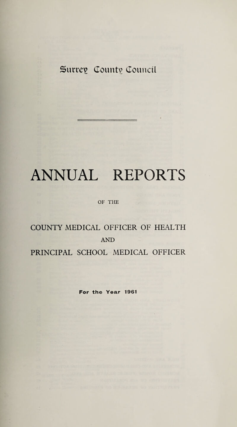 GENERAL STATISTICS AND SOCIAL CONDITIONS. Area. The Registrar-General in his Census 11)61 Preliminary Report incorporated revised acreage figures following an ordnance survey. These figures have the effect of increasing the total acreage of the Administrative County by 2 acres compared with the figures shown in my 1960 Annual Report. As far as County Districts are concerned the Boroughs of Barnes and Mitcham have been increased by 3 acres and 2 acres respectively and the Urban District of Merton and Morden has decreased by 3 acres. Population. The population of the Administrative County at the 1961 Census was 1,480,649, and the Registrar- General’s estimate of the population at mid-year 1961 was 1,477,330, an increase of 16,150 over the comparable figure for mid-year 1960. The population under 1 year is given by the Registrar-General as 22,000, the population 1-4 years as 83,400, and the population 5-14 years 214,000. The Registrar-General’s mid-year estimate of the population for the Urban and Rural areas during each of the five years 1957-1961 is shown in the following table :— 1957. 1958. 1959. 1960. 1961. Urban Districts... Rural Districts ... 1,255,800 163,700 1,266,000 166,500 1,275,000 171,000 1,287,550 173,630 1,299,100 178,230 Administrative Coimty 1,419,500 1,432,500 1,446,000 1,461,180 1,477,330 Increase or decrease over previous year ... + 13,800 + 13,000 + 13,000 + 15,180 + 16,150 Rateable Value and Estimated Produce of a Penny Rate. The rateable value of the Administrative County on the 1st April, 1981, was £28,114,617, and the estimated produce of a Id. rate for general County purposes for the year 1981-62 was £115,751. VITAL STATISTICS. The principal vital statistics for the year 1961 are summarised below. Additional information is given in the paragraphs which follow Live births Live birth rate per 1,000 population Still births Still birth rate per 1,000 live and still births Total live and still births Infant deaths ... Infant mortality rate per 1,000 live births... ,, ,, ,, ,, ,, legitimate births ,, „ ,, ,, ,, illegitimate births Neo-natal mortality rate (first four weeks) per 1,000 live births Early neo-natal mortality rate (first week) per 1,000 live births Peri-natal mortality rate (still births and deaths under one week) per 1,000 live and still births Illegitimate live births per cent of total live births Maternal deaths (including abortion) Maternal mortality rate per 1,000 total births The following statement compares the County birth and death rates foi previous year and with the mean of the five years 1956-60. 22,423 15.18 308 13.55 22,731 399 17.79 17.17 30.27 13.29 11.68 25.07 4.71 7 0.31 the year 1961 with the Per 1,000 Population Maternal Deaths of Live Birth Rate Crude Death Rate Death Rate from Pulmonary Tuberculosis. Death Rate from Malignant Disease. Mortality per 1,000 Live and Still Births. Infants under 1 year per 1,000 Live Births. 1956 . 13.37 11.50 0.09 2.06 0.63 17.88 1957 . 13.83 11.19 0.07 2.09 0.75 19.26 1958 . 14.24 11.24 0.07 2.10 0.43 16.72 1959 . 14.33 11.47 0.06 2.17 0.24 18.82 1960 . 14.83 11.11 0.05 2.11 0.36 17.12 Mean of 5 years, 1956-1960 ... 14.12 11.30 0.07 2.11 0.48 17.96 1961 . 15.18 11.26 0.05 2.19 0.31 17.79 Increase or decrease in 1961 on: 5 years average + 1.06 —0.04 —0.02 + 0.08 —0.17 —0.17 Previous year + 0.35 + 0.15 + 0.08 —0.05 + 0.67