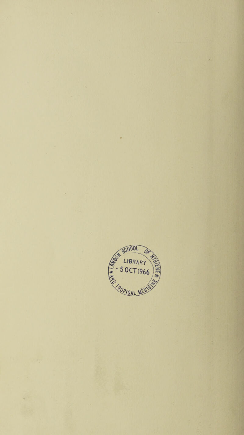 library 5 OCT 1966 V^\ %Al 0^