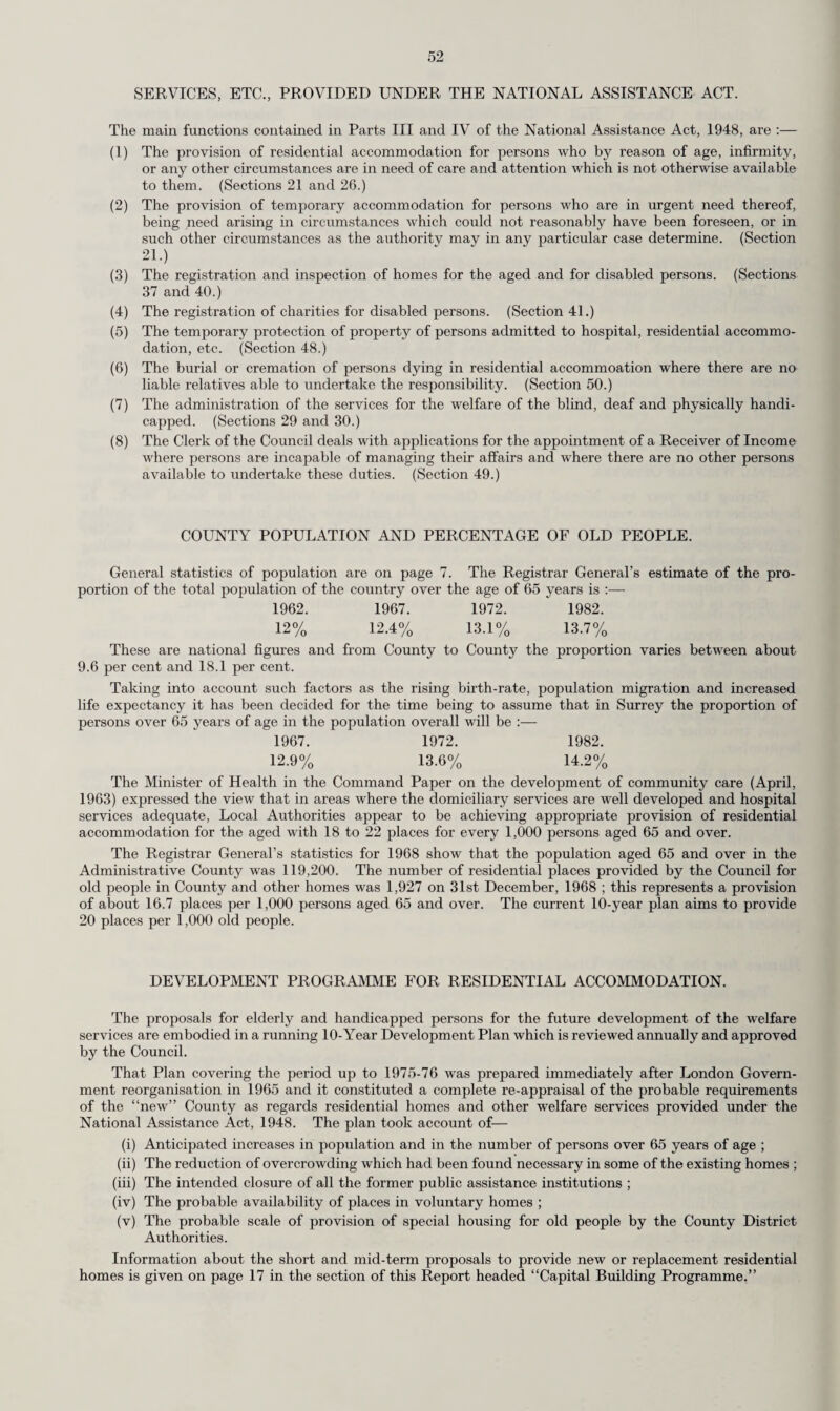 38 VACCINATION AND IMMUNISATION. Diphtheria Immunisation. The Council’s policy in regard to immunisation remained unchanged from the previous year. The following table gives details of immunisation against diphtheria carried out during the year. Division. A. Number of children who completed a full course of primary immunisation during the year ended 31st December, 1968. B. Number of children who received a secondary (reinforcing) injection (i.e. subseque to primary immunisation at an earlier age) dr the year ended 31st December, 1968. kntly iring Year of birth. Others under 16. Total. Year of birth. 1 Others under 16. Total. 1968. 1967. 1966. 1965. 1961- 64. 1968. 1967. 1966. 1965. 1961- 64. Northern . 490 681 38 18 46 32 1,305 12 276 695 91 1,404 1,143 3,621 North-Western . 822 1,281 69 26 74 21 2,293 2 399 1,317 199 2,755 626 5,298 South-W estern 640 1,428 931 258 248 97 3,602 6 467 1,226 370 3,463 2,489 8,021 South-Eastern . 856 1,502 90 36 82 59 2,625 17 515 1,103 156 2,235 438 4,464 Epsom and Ewell . 214 409 37 4 17 3 684 8 157 340 36 711 419 1,671 Esher. 234 367 15 5 16 6 643 11 134 379 106 720 317 1,667 Woking 354 689 61 10 75 22 1,211 — 158 417 90 866 322 1,853 Total . 3,610 6,357 1,241 357 558 240 12,363 56 2,106 5,477 1,048 12,154 5,754 26,595 There was no case of diphtheria in children notified during the year. Measles Vaccination. In May, 1968, at the request of the then Minister of Health, local health authorities introduced a scheme for vaccinating children up to the age of seven years against measles. Although some difficulty was encountered in obtaining an adequate supply of vaccine, a total of 20,099 children had been vaccinated by 31st December, 1968. The following table gives details. Vaccinated. Division. Year of birth. Others under age 16. Total. 1968. 1967. 1966. 1965. 1961-64. Northern... 15 590 533 471 1,096 149 2,854 North-Western ... 22 553 587 522 1,350 73 3,107 South-Western ... 19 709 720 792 2,517 183 4,940 South-Eastern ... 106 773 760 675 1,690 158 4,162 Epsom and Ewell 10 202 212 157 663 21 1,265 Esher 6 368 378 293 862 190 2,097 Woking ... 9 237 289 283 803 53 1,674 Total 187 3,432 3,479 3,193 8,981 827 20,099