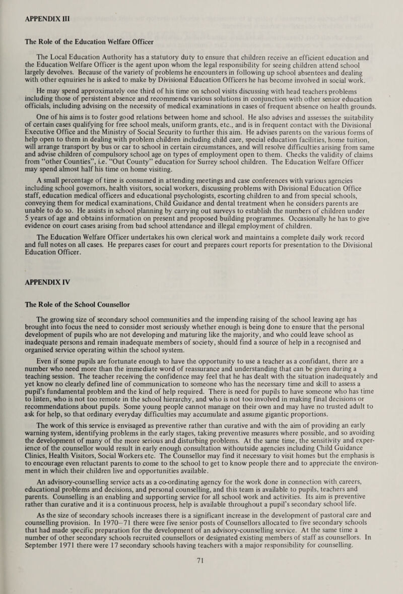 SURREY COUNTY COUNCIL Annual Reports of the COUNTY MEDICAL OFFICER OF HEALTH AND PRINCIPAL SCHOOL MEDICAL OFFICER For the Year 1971