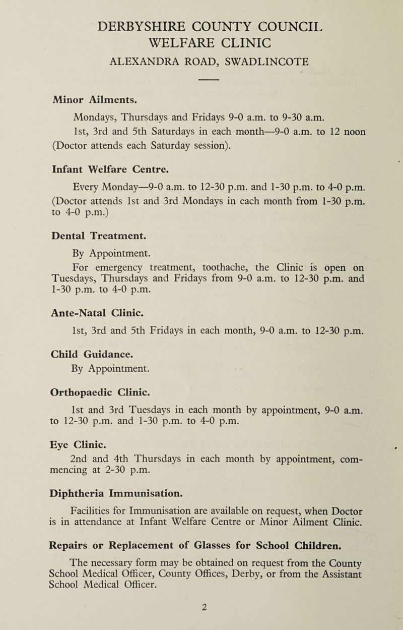 BIRTH RATES, CIVILIAN DEATH RATES, ANALYSIS OF MORTALITY, MATERNAL MORTALITY AND CASE RATES FOR CERTAIN INFECTIOUS DISEASES IN THE YEAR, 1949. (Provisional figures based on Weekly and Quarterly Returns) Rates per 1,000 Civilian Population :— England 126 C.B’s and Great Towns 148 Smaller Towns Resident Pop. 25,000— London and including 50,000 at Adm. Births. Wales London 1931 Census County Live Births 16.7f 18.7 18.0 18.5 Still Births 0.39f 0.47 0.40 0.37 Deaths. All Causes 11.7f 12.5 11.6 12.2 Typhoid and Paratyphoid 0.00 0.00 0.00 0.00 Whooping Cough 0.01 0.02 0.01 0.01 Diphtheria 0.00 0.00 0.00 0.00 Tuberculosis 0.45 0.52 0.42 0.52 Influenza 0.15 0.00 0.14 0.11 Smallpox .. — — — — Acute Poliomyelitis and Polioencephalitis 0.01 0.02 0.02 0.01 Pneumonia 0.51 0.56 0.49 0.59 Notifications (Corrected) : Typhoid fever .. 0.01 0.01 0.01 0.01 Paratyphoid fever .. 0.01 0.02 0.01 0.01 Cerebro-spinal fever 0.02 0.03 0.02 0.02 Scarlet fever 1.63 1.72 1.83 1.46 Whooping Cough 2.39 2.44 2.39 1.70 Diphtheria 0.04 0.05 0.04 0.07 Erysipelas 0.19 0.20 0.19 0.17 Smallpox — 8.91 — — Measles 8.95 9.18 8 54 Pneumonia 0.80 0.91 0.65 0.55 Acute Poliomyelitis 0.13 0.13 0.12 0.18 Acute Polioencephalitis 0.01 0.01 0.02 0.01 Food Poisoning 8.14 0.16 0.14 0.19 Deaths. Rates per 1,000 Live Births :— All causes under 1 year of age 32ff 37 30 29 Enteritis and Diarrhoea under 2 years of age 3.0 3.8 2.4 1.7 Rates per 1,000 Total (Live and Still) Births :— Notifications (Corrected) : Puerperal fever and pyrexia 6.31 8.14 5.30 6.82 Maternal Mortality in England and Wales. Rates per 1,000 Total (Live and Still) Births 140 Abortion with Sepsis .. 0.11 141 Abortion without Sepsis 0.05 147 Puerperal infections .. 0.11 142-146, 148-150 Other maternal causes .. .. 0.71 f Rates per 1,000 total population, ff Per 1,000 related births. Rates per million women aged 15-44 8 4