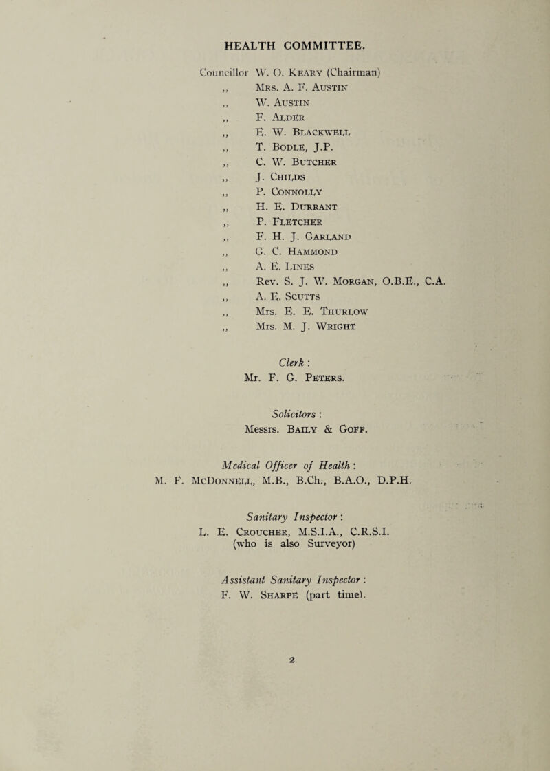 BIRTH RATES, CIVILIAN DEATH RATES, ANALYSIS OF MORTALITY MATERNAL MORTALITY AND CASE RATES FOR CERTAIN INFECTIOUS DISEASES IN THE YEAR 1949. Provisional figures based on quarterly returns. 126 County 148 Smaller Boro’s and Towns (resi- Great Towns dent pop. Ad mini- England including 25,000 to strative and London 50,000 at County Wales 1931 Census) London Swanscombe Rates per 1 ,000 Civilian Population. Births :— Live 16.7a 18.7 18.0 18.5 18.77 Still . 0.39a 0.47 0.40 0-37 0.36 Deaths :— All causes . 11.7a 12.5 11.6 12.2 9.9 Typhoid and Para- typhoid 0.00 0.00 0.00 0.00 0.00 Whooping Cough 0.01 0.02 0.01 O.OI 0.00 Diphtheria. 0.00 0.00 0.00 0.00 0.00 Tuberculosis 0-45 0.52 0.42 0.52 0.49 Influenza . 0.15 0.15 0.14 O.II 0.12 Smallpox . — — — — — Acute Poliomyetilis & Polioencephalitis O.OI 0.02 0.02 O.OI 0.00 Pneumonia . 0.51 0.56 0.49 0.59 0.36 Notifications (corrected) :— Typhoid fever 0.01 0.01 O.OI O.OI 0.00 Paratyphoid fever . 0.01 0.02 O.OI O.OI 0.00 Cerebro-spinal fever. 0.02 0.03 0.02 0.02 0.00 Scarlet fever I.63 1.72 I.83 I.46 3-92 Whooping Cough 2-39 2.44 2-39 I.70 6.99 Diphtheria. O.O4 0.05 O.O4 O.O7 0.00 Erysipelas . O.I9 0.20 O.I9 O.I7 0.61 Smallpox . — — — — — Measles 8-95 8.91 9.18 8-54 6.99 Pneumonia. O.80 0.91 O.65 0-55 2.20 Acute Poliomyelitis. 0.13 0.13 0.12 0.l8 0-73 Acute Polioencephalitis O.OI O.OI 0.02 O.OI 0.00 Food poisoning 0.14 0.16 0.14 0.19 Rates per 1,000 live births. 0.00 Deaths All causes under 1 year of age 32 b 37 30 29 Deaths from Diarrhoea and enteritis under 2 years of age 3-0 3-8 2.4 I*7 Rates per 1,000 total births (live and still) Notifications (corrected) :— Puerperal fever and Pyrexia 6.31 8.14 5.30 6.82