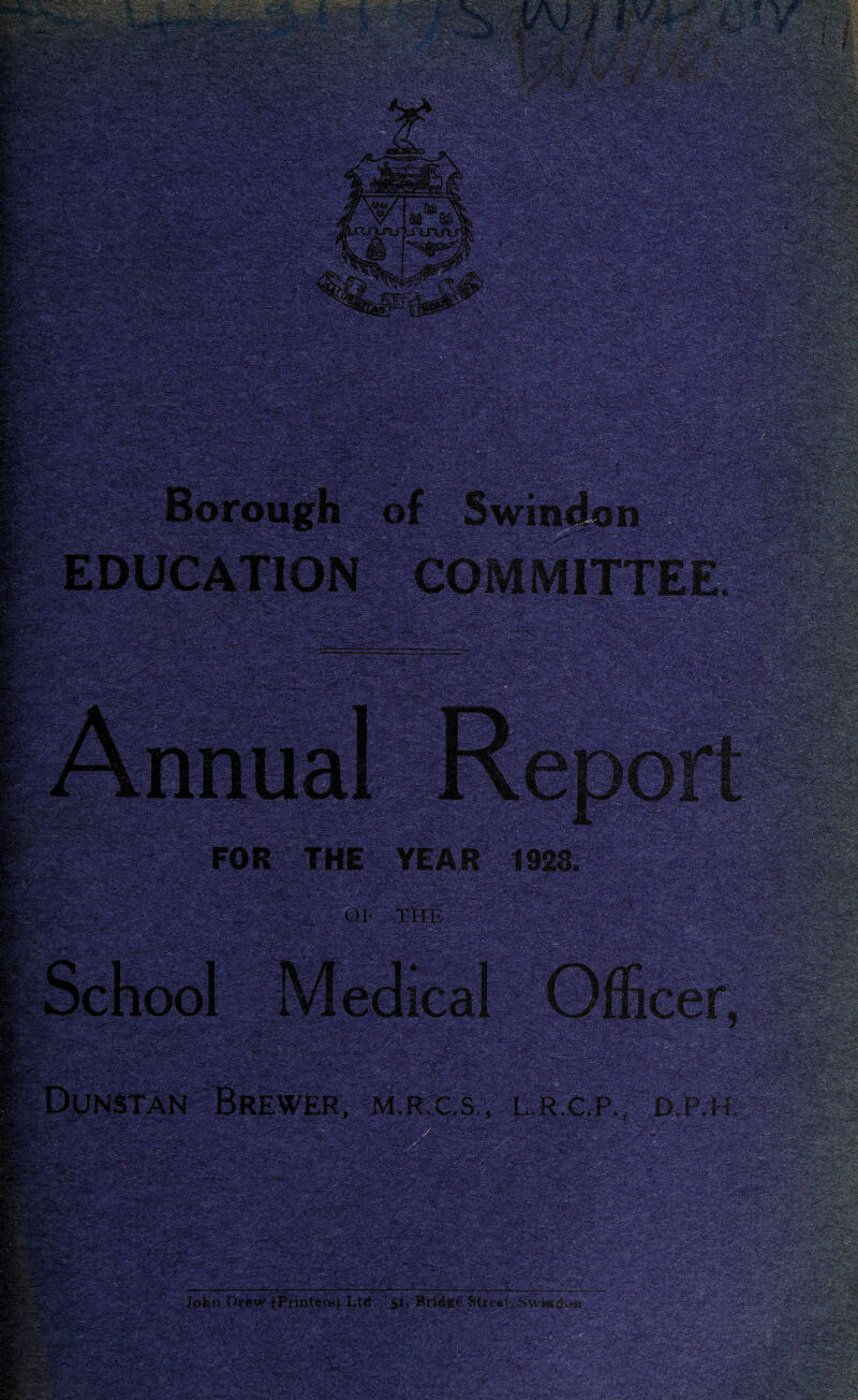 SECONDARY SCHOOLS. Owing to various causes the work done in the Secondary Schools during 1928 was less than had been done in previous years. Routine examination was limited to the Entrants and the super¬ vision of the older children was reduced to attention only to those cases which were referred to us directly. CONCLUSION. The School Medical Service of Swindon has been developed to a state where but little alteration or addition is to be expected from year to year. The town has been exceptionally fortunate for the last twenty years in that employment has been good, its industries fairly stationary, and the influence of the great shocks which have disturbed most communities during the last two decades, has been comparatively slight. Though the town poss¬ esses no riches, it has comparatively little poverty, and the pro¬ portion of children who suffer from insufficient nourishment or care is probably lower than in any large town in England. The arrangements for the care of children have been made as complete and as easy as possible and the population generally is amenable and appreciative. In December, 1928, it became possible to circulate to the public the periodical of the Central Council for Health Education “ Better Health,” and though this paper has only been available three months, its demand has exceeded the supply. Much is expected from the public distribution of this paper, for besides supplying information of a reliable character, it will have a steadying influence in teaching the population how to deal with the extraordinary claims of advertisements and the unwarrantable assertions of quacks and enthusiasts. Perhaps the greatest difficulty in the education of the public in healthy living is the practice of drugging. It is almost true to say that of the present day everybody uses drugs of some descrip¬ tion—except physicians. It is, of course, absurd to say that drugs have no value, or that in cases of disorder they are not re¬ quired, or advisable, but their value, even where their use is indicated, is comparatively slight, their danger is always con¬ siderable, and those which apparently have a beneficial action, at the time, are liable to produce far greater evils than they remedy Fortunately the people when they do take drugs seldom employ any other route but the mouth, and Nature has endowed our alimentary canal with the power of keeping out from the body most deleterious substances, with which we attempt to insult it, so that the majority of drugs and medicaments do little further harm than irritating the digestive machinery. But this is not the case with all drugs and, unfortunately, abuse of the alirnen-
