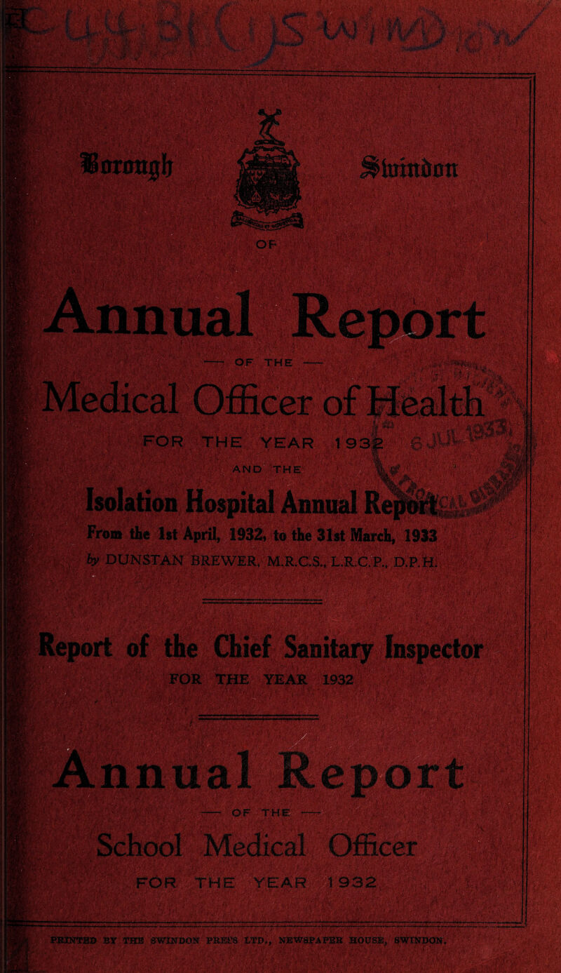 18 Of the 362 cases delivered in the Maternity Home, 42 were delivered by forceps, giving a forceps rate of 11.3%. There were 82 cases of ruptured perineum, giving a rate of 22.65%. These are the lowest rates that we have ever recorded. They are partly To be explained by the fact that since the new Maternity Home has been opened there has been more available accommodation for normal cases than was formerly the case. The stillbirth rate, 71.82 per 1,000, is very high indeed, though this is set off to some extent by the low rate of deaths during the first ten days, namely, 13.81 per 1,000. The proportion of macerated foetuses was extraordinarily high and still more remarkable was the high pro¬ portion of defects in the formation of the nervous system, for not only were there 9 which were fatal in hospital, but several cases which survived. The suggestion that this high rate of dead, decomposed and malformed products of conception is due to inter¬ ference with pregnancy is one that is easier made than proved. The malformations originate at an early date of conception, a date so early that they cannot be influenced by attempts at abortion, though they might be influenced by the woman taking the various popular remedies for “irregularities.” There were no induced abortions in the Home, but 11 in¬ ductions of viable infants. There were two cases of Caesarean section, seven cases of placenta praevia and ante-partal bleeding, nine of eclampsia and toxaemia, and one of mania. The last had to be removed to a mental hospital where she died two days later, EXTERN MIDWIFERY DEPARTMENT. There were 143 deliveries and 5 miscarriages, and 3 cases transferred to the Maternity Home during 1932. Amongst these 143 deliveries were 5 stillbirths and 2 infant deaths within the first ten days. During the year, 22 probationers were under instruction. Of these, 14 obtained the certificate of the Central Midwives Board and 3 resigned. REPORT ON WORK DONE AT THE MATERNITY CLINIC, 1932. (By Dr. Violet King, Assistant Medical Officer of Health). The Maternity Clinics were well attended during the year, and more than twice as many mothers were referred to the special consulting clinic at the Maternity Home, than were sent the previous year. All the mothers suffering from goitre, save for three, received treatment.