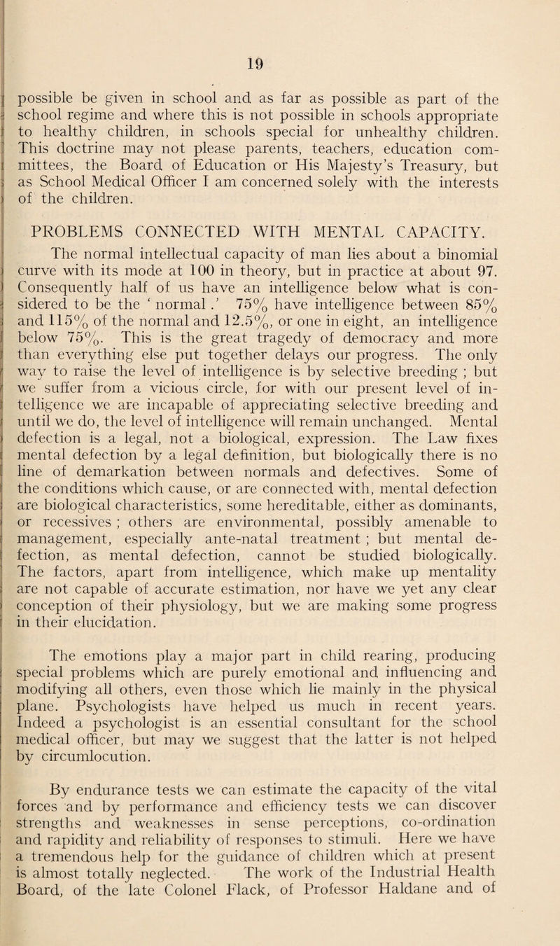 80 All these so-called complications, with the possible exception of herpes, are accidental associations. Diphtheria, the most highly specialized of all human disease reactions, has no true complications. The two cases of erythema nodosum are interesting, because there appears to have been an epidemic of this condition in Swindon during part of 1934. One curiosity was a case of diphtheria in a breast-fed child of a month old which was fatal. This is the youngest fatality from diphtheria in my experience. The deaths were 12 in number. 5 occurred within 24 hours of admission, 1 four days, 2 five days, 1 six days, 1 nine days, 1 thirteen days and 1 fourteen days after admission. THE PNEUMONIAS. Only 26 cases of pneumonia were admitted during the year and these were all admitted during the Spring of 1934. Owing to the severe pressure on accommodation due to the scarlet fever epidemic, we were unable to accept cases of pneumonia after the Spring. This was unfortunate, but the pneumonic diseases in the last two quarters of 1934 and the first quarter of 1935 were extremely low and the absence of whooping cough, measles and influenza rendered the isolation of pneumonia cases unnecessary in the public interest. Of the 26 cases dealt with in the year 1934-35 there were 2 croupous type, both recovered ; 2 whooping cough pneumonia, both recovered ; 3 broncho pneumonia of uncertain origin, all recovered ; and 19 June epidemic type, of which 18 recovered and 1 died, not of pneumonia, but of streptococcal meningitis during convalescence. This meningitis was secondary to old nasal disease. TYPHOID FEVER. There were 5 cases of typhoid fever. These all belonged to a small localized outbreak in Wroughton, though one of the cases was a nurse at the Isolation Hospital. They were all cases of typhosus and all recovered. Clinically the cases were typical. The serological reactions of these cases were as follows :— 1 Typhosum H. 0 Typhosum O. 1 in 250 Paratyphosum B 0 2 1 in 250 1 in 50 0 3 1 in 2,500 1 in 50 1 in 25 4 1 in 50 0 0 5 .... 1 in 125 0 0 All cases before discharge from hospital are tested for freedom from the carrier state.