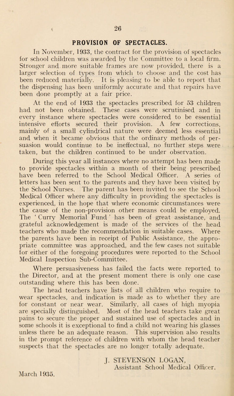 39 TABLE III.—(Continued). C. CRIPPLED CHILDREN Children (other than those diagnosed as tuberculous and in need of treatment for that disease) who are suffering from a degree of crippling sufficiently severe to interfere materially with a child’s normal mode of life, i.e., children who generally speaking are unable to take part, in any complete sense, in physical exercises or games or such activities of the School curriculum as gardening or forms of handwork usually engaged in by other children. At At Public At At Certified Elemen- other no School Total Special tary Institu- or Schools. Schools tions Institution 5 20 1 26 D. CHILDREN WITH HEART DISEASE. Children whose defect is so severe as to necessitate the provision of educational facilities other than those of the Public Elementary School. At Certified Special Schools. At Public Elemen¬ tary Schools. At other Institu¬ tions At no School or Institution Total .... .... .... Number of Children Suffering from Multiple Defects. Defect or Disease. School (if any) Boys Girls Epileptic and Mentally Defective None r .... Organic Heart Disease and Severe Torticollis Private .... 1 Blind and Epileptic None .... 1