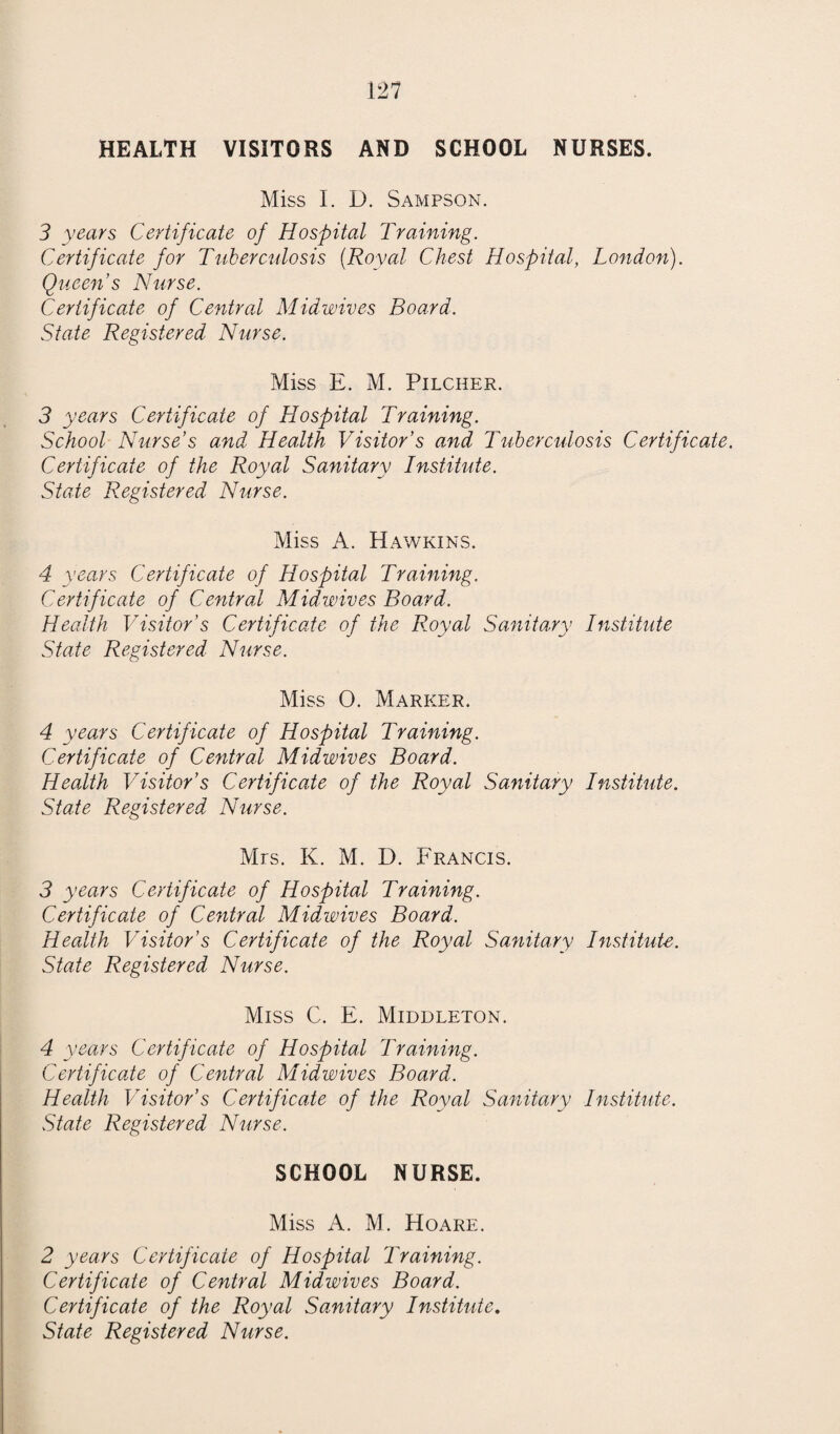 50 ANTI-DIPHTHERIA IMMUNISATION. (By Victor R. Walker, Deputy Medical Officer of Health.) This work, which was considerably expanded during 1935, was during 1936 increased to five times the figure for the preceding year, 2,136 new children being presented. An individual offer was made to the parents of each child in each infant department in the Borough, and with much helpful co-operation from head¬ mistresses the response was very satisfactory. There is little or no actual hostility to the measure, though there still exists con¬ siderable indifference and some suspicion which should continue to lessen as more and more parents become familiar with its in¬ nocuous nature. However during 1936 roughly one half of the parents of infant school children were willing to take advantage of the offer when the time and trouble it entailed were reduced to a minimum. For this reason the Education Committee acquired the use of Rodbourne Welfare Clinic for several sessions for that area, the other schools being offered its performance at the nearest school clinic, either Pinehurst or Eastcott Hill. Preliminary Schick Test. This is now dispensed with under ten years except when there exists a history of previous exposure, suspected diphtheritic illness or special circumstances. The Immunising Agent. The course now consists of three injections of T.A.F. at 1-2 week intervals, this antigen being generally regarded as least liable to cause reaction. Reactions. There was noted some local tenderness or swelling after injections in 26 cases—roughly one per cent. This was never noted under 7 years and was commonest in older children. Only in a few cases did parents on this account decline to complete the course but in some older children who reacted the course was taken as completed after two injections, subject to a later Schick test. (Workers in other areas show roughly 90% of children Schick negative three months after two doses of T.A.F.) Failure to complete the course. Roughly 4% failed to do so which includes many interruptions by illness. This figure is low compared to other areas. Posterior Schick Test. This was offered to all cases completing the course and was taken advantage of by roughly 80% of parents. Exactly 98% of 1296 children tested were found then to be Schick negative—a remarkably high percentage of what may be regarded as complete successes.