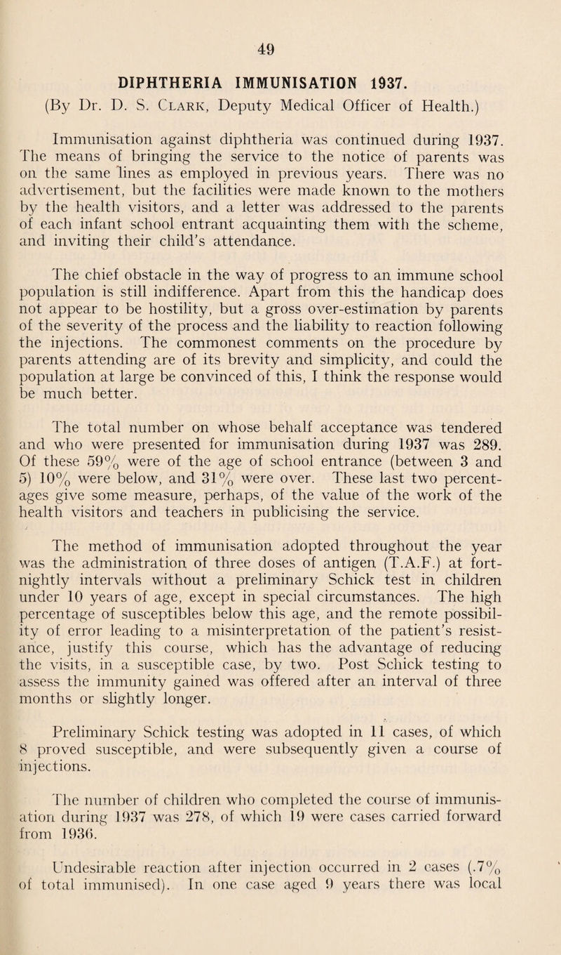 Infection and Epidemiology.