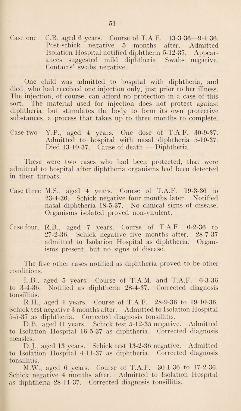 48 GENERAL OBSERVATIONS ON VITAL STATISTICS. The Registrar-General gives us a population of 60,170 for the middle of 1937. This is the first time for six years that the popula¬ tion has not declined and the increase over that of 1936 was only 20. The births in 1937 numbered 748 and the deaths 673 giving us a natural increase of 73, so migration must still be against us. The births (748) were 42 fewer than in 1936 and gave a birth¬ rate of 12.43 which is 0.70 below that of 1936 and is the lowest recorded in the borough except 12.32 in 1935. The deaths, number¬ ing 673, were 54 fewer than in 1936 and gave a crude death rate of 11.18 against 12.15. Rather more than half of the “ lives saved ” were accounted for by the reduction of deaths from cancer from 125 to 96. This is the most favourable item in the vital statistics of Swindon for 1937. To what extent, if any, this reduction in deaths from cancer is due to the effort made to reduce it, posterity must decide. Dearly as I should like to believe it was so, it is not likely that anything clone in 1937 would have reduced cancer mortality for that year ; but the coincidence is useful. The maternal mortality of Swindon in 1937 was 9.08, so for the year Swindon was a “black area”—a bitter pill to swallow, for we have prided ourselves on our persistant low maternal mortality and the efforts we have made to obtain it. I have dealt with this matter in the Maternity and Child Welfare section of the report and shall say no more about it here, but should the experience of 1937 be repeated in 1938, a great deal more will be heard about it. The infant mortality at 48.13 was 1.29 higher than that of 1936. Fifteen deaths between the end of the first month and the end of the first year is an unfavourable record and its composition is disquietening. The adolescent mortality (20 to 25) was also unfavourable. Yet the general death rate of 11.18 is favourable, for adjustment for population distribution does not alter it more than 0.01. On the whole we must call 1937 a favourable year for the health of Swindon, but I am far from contented with its record. DUNSTAN BREWER, Medical Officer of Health. Public Health Department, Civic Offices, Swindon.