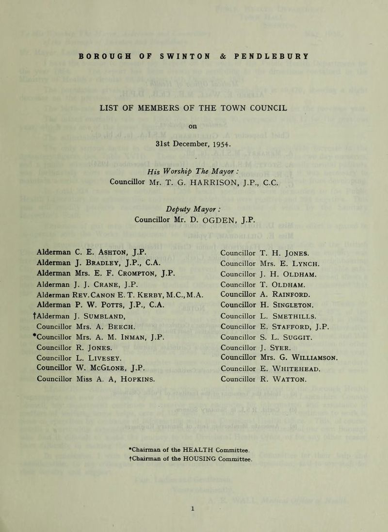 STATISTICAL SUMMARY, ETC. Area of the district in acres Population Registrar General’s Estimate Mid-1954 Number of Inhabited Houses at 31st December, 1954 (Estimated) Rateable Value, 31st December, 1954 Sum represented by a penny rate (Estimated 1954-55) 3,363 40,470 13,054 £236,279 £945 Vital Statistics Based on the Net Births and Deaths after Correction for Inward and Outward Transfers as Furnished by the Registrar General. M. F. Total | Legitimate 242 241 483 Live Births Illegitimate 7 7 14 1 Total 249 248 497 Birth-rate per 1,000 estimated population mid-1954... Crude 12.3 Adjusted 12.9 Stillbirths 4 2 6 Rate per 1,000 (live and still) births — — 12 Deaths 204 217 421 Death-rate per 1,000 estimated population ... Crude 10.4 Adjusted 11.5 Deaths from pregnancy, childbirth, and abortion — 1 1 Maternal mortality rate per 1,000 total (live and still births).. — — 1.99 Death-rate of Infants under one year of age :— All infants per 1,000 live births . — — 30 Neo-natal mortality rate per 1,000 live Births — — 24 The above statistical rates are based on a population of 40,470 as estimated by the Registrar General mid-year 1954 /