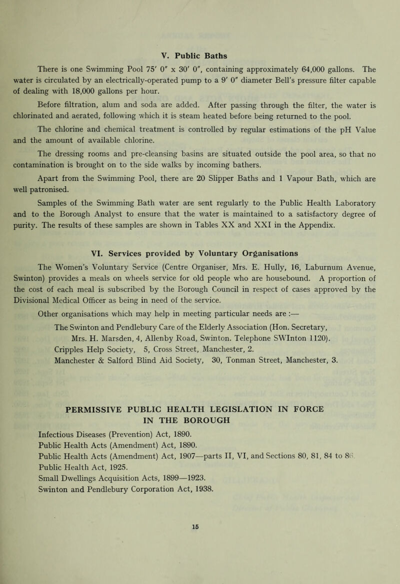 Table XII—continued Re presentation te-housing No. of houses demol¬ ished TITLE OF AREA Date No. of houses No. of Persons No. of houses vacated No. of people re housed No. of New houses Area com¬ pleted Richmond Street, Clifton No. 1 1959 15 June 8 23 8 23 8 8 Yes Richmond Street, Clifton No. 2 15 June 7 19 7 18 7 7 Yes •Manchester Road, Clifton No. 11.. 15 June 10 19 8 17 10 10 Yes Swinton Hall Road No. 5 ... 15 June 9 20 9 19 7 9 Yes Swinton Hall Road No. 6 ... 15 June 7 21 7 20 7 7 Yes Vernon Place, Swinton 15 June 13 46 14 48 14 13 Yes Leyland Grove, Swinton ... 15 June 12 51 12 52 13 12 Yes Holland Street, Swinton No. 1 15 June 12 32 12 31 12 12 Ves Holland Street, Swinton No. 2 15 June 8 14 8 15 6 8 Yes Garden View, Swinton 15 June 6 24 6 19 5 6 Yes Folly Lane, Swinton No. 2 ... 20 July 3 6 3 6 3 3 Yes George Street, Pendlebury... 20 July 6 12 6 21 7 6 Yes Swinton Hall Road, No. 7... 20 July 5 9 5 8 5 5 Yes Swinton Hall Road, No. 8 20 July 12 28 12 30 12 12 Yes fNew Street, Pendlebury No. 3 20 July 8 21 8 16 8 8 Yes New Street, Pendlebury No. 4 20 July 18 48 18 44 19 18 Yes Bolton Road, Pendlebury No. 2 ... 20 July 7 21 7 15 5 — No Bolton Road, Pendlebury No. 3 ... 20 July 5 7 5 4 2 — No Holdsworth Street, Swinton 20 July 6 17 6 14 5 6 Yes ^Manchester Road, Clifton No, 10... 20 July 8 12 7 7 5 2 No Gower Street, Pendlebury ... 20 July 12 32 12 25 11 12 Yes Cliveley View, Pendlebury... 20 July 5 11 — — — — No Dawson Street, Pendlebury 20 July 7 25 7 22 5 7 Yes TOTALS . 194 518 189 474 174 171 * 1 house turned to “Grey” by Ministry. 2 persons were re-housed. •f 1 house “Grey’’ not included in this figure. J 1 house excluded by Ministry. 5 Grey” houses in Kersal View, Pendlebury, not included in these figures. 14 people re-housed. Earl Street, Swinton No. 1 Earl Street, Swinton No. 2 1960 17 Oct. 17 Oct. 6 15 18 46 6 15 14 51 5 14 —, No No TOTALS . 21 64 21 65 19 — 1961 Boardmans Buildings, Pendlebury.. 17 June 5 16 — — — — No Moss Street, Clifton 17 July 18 63 8 25 8 — No Brackley Street, Swinton ... 18 Sept. 7 16 1 1 1 -si No Swinton Hall Road, No. 9... 18 Nov. 12 28 — — — — No TOTALS. 42 123 9 26 9 — -i 33