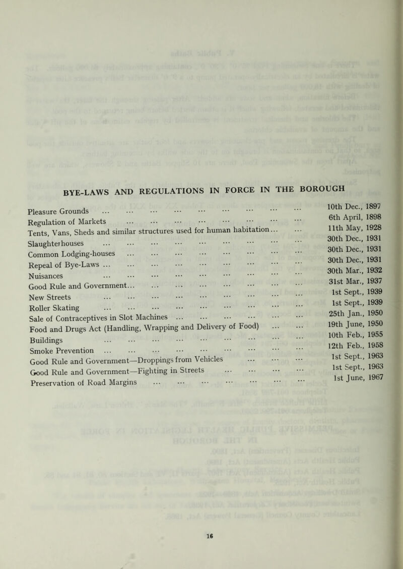 FOOD AND DRUGS (a) Number of Samples taken NATURE OF SAMPLE No. T aken No. F Gen ound nine No. I Adult 'ound erated Formal Informal Formal Informal Formal Informal Baking Powder _ 1 _ 1 Beefburgers ... — 1 — 1 — _ Beef Sausage — 2 — 2 — _ Beef Suet — 1 — 1 _ _ Beef and Vegetable Casserole — 1 _ 1 _ _ Cheese Spread with Ham ... — I — I _ _ Chunky Steak — 1 — I _ _ Cocktail Cherries — 1 _ 1 _ _ Coffee and Chicory Essence — 2 _ 2 _ _ Curry Sauce Mix — 1 — 1 _ _ Drinking Chocolate... — 1 — 1 — _ Flour Cake ... — 1 — 1 _ _ Frankfurter Sausages — 2 — 2 — _ French Nougat — 1 — 1 — — Gooseberry Drops ... — 1 — 1 — — Gravy — 1 — 1 — — Hot Dog Sausages ... — 1 — 1 — — IceCream — 10 — 10 — _ Lancashire Hot Pot — 1 — 1 _ _ Lemon Cheese — 1 — 1 _ _ Lemon Drink — 1 — 1 _ _ Limeade — 1 — 1 _ _ Liver Sausage — 1 — 1 — — Meat Pie — 1 — 1 — - | Meat and Potato Pie — 1 — 1 _ _ Melon and Ginger Jam — 1 — 1 — — Milk. 55 43 55 43 — — Minced Beef and Onion — 1 — 1 _ _ Mincemeat ... — 1 — 1 _ _ Minced Steak — 2 — 2 — 1 Mouth Ulcer Tablets — 1 — 1 — — Pork Sausage — 2 — 2 — 1 Raisins — 1 — 1 — 1 Salmon Spread — 1 — I — — Self Raising Flour ... — 1 — 1 — — Shredded Beet Suet — 1 — 1 — — Steak and Kidney Pudding — 1 — 1 — — Steak Pudding — 1 — 1 — — Stewed Steak — 2 — 2 — — Strawberry Jelly — 1 — 1 — — Tomato Ketchup ... — 1 — 1 — — White Loaf ... — 2 — 2 — — Yoghurt — 1 — 1 — — TOTALS . 55 101 55 98 — 3 In addition, 18 other samples of food were submitted informally, 14 by members of the public and 4 found by the Inspectors. In several cases the results were submitted to the Health committee who decided that warning letters should be sent to the vendors. The samples concerned bread (3), tinned foods (4), oatmeal (4) dates (2), milk (2), cheese (2) and toffee lolly (1). 41