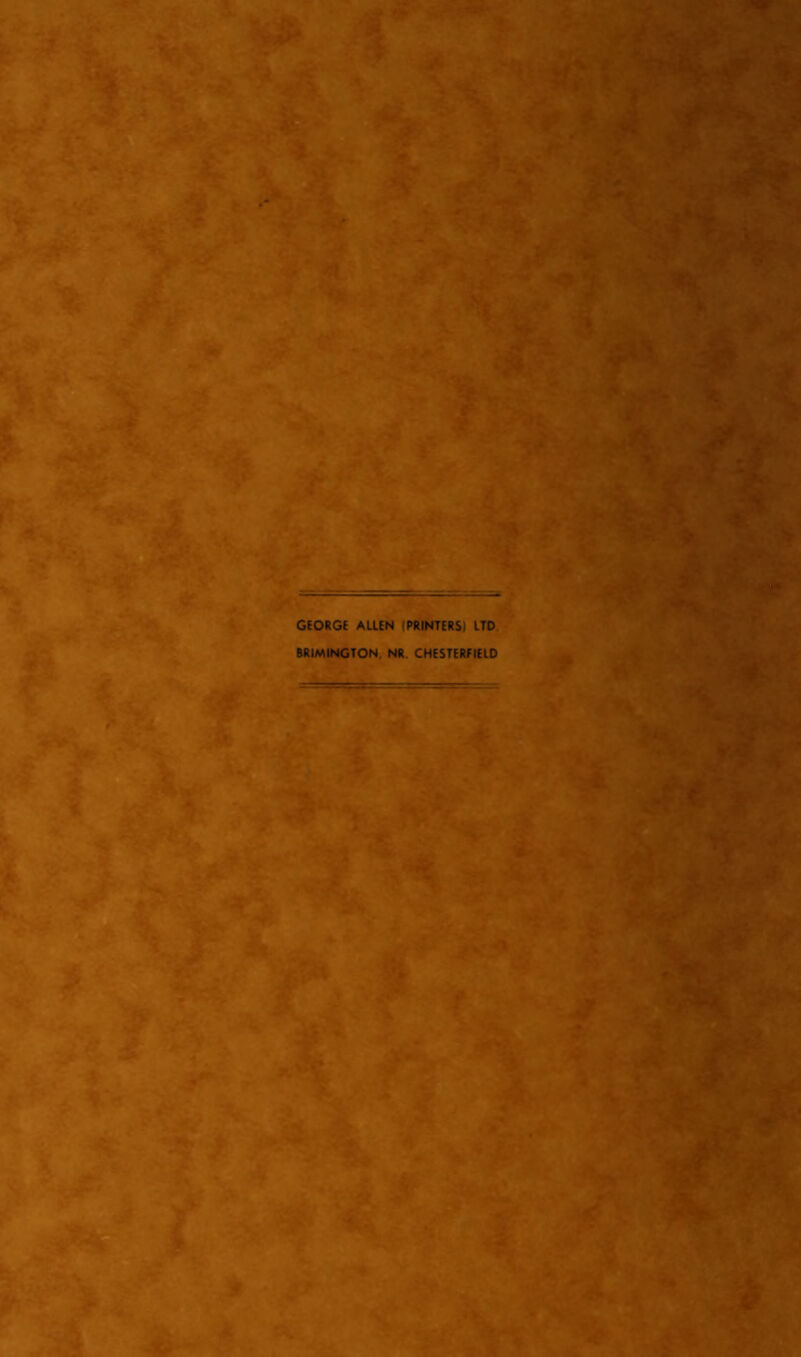 GEORGE ALLEN (PRINTERS) LTD. brimington. nr. chesterfield
