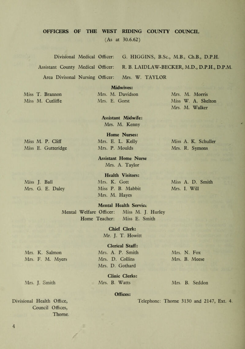 SECTION II INFECTIOUS DISEASES (Notifiable diseases other than Tuberculosis) during 1961 Disease Total Age Group Admitted to Hospital Deaths Under 1 year 1-4 years 5-9 years 10 - 14 years 15-24 years 25 and over Scarlet Fever 5 — 3 2 — — — — — Whooping Cough ... 13 2 6 5 — — — — — Measles 654 41 350 240 8 3 12 3 — Dysentery 273 23 72 62 22 23 71 1 — Meningococcal Infection 1 1 — — — — 1 — Pneumonia 6 — — 1 — — 5 — — Acute Poliomyelitis— Paralytic 1 — 1 — — — — 1 — Puerperal Pyrexia 1 — — — — — 1 1 — The increase in the incidence of dysentery was of the mild sonne type. In the main, cases rapidly cleared with treatment. Due to the high infectivity of this type of dysentery community control is extremely difficult and largely ineffective. The expected epidemic of measles duly occurred and rapidly spread throughout the area. It continued to be of mild nature and no deaths occurred in the 654 cases notified.