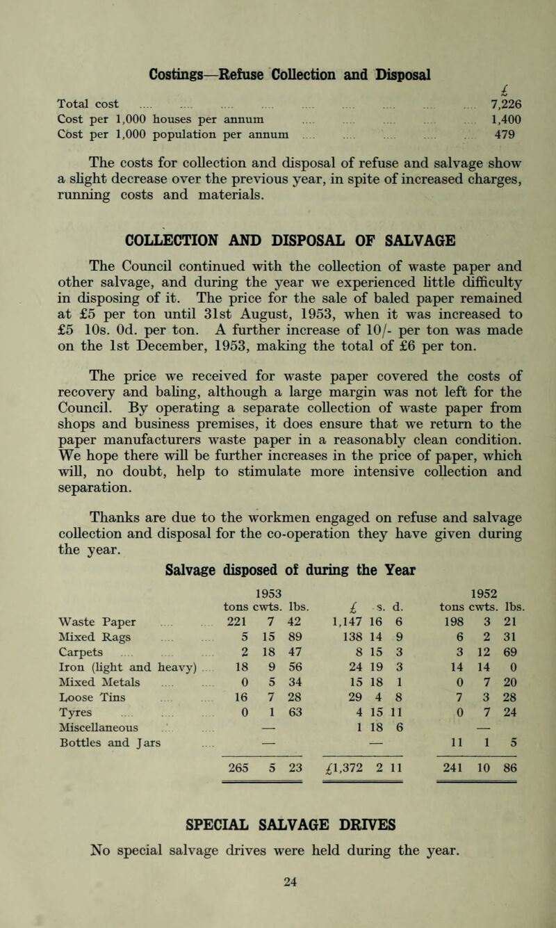 Annual Report on the Health of Thornton Cleveleys For the Year 1953 Medical Officer of Health: A. H. PENISTAN, M.B., B.S. (Lond.), M.R.C.S. (Eng.), L.R.C.P. (Lond.), F.Soc. M.O.H. Chief Sanitary Inspector and Cleansing Officer: A. E. BARNES, M.R.S.I., M.S.I.A., A.M.I.P.C., Certified Meat and Food Inspector