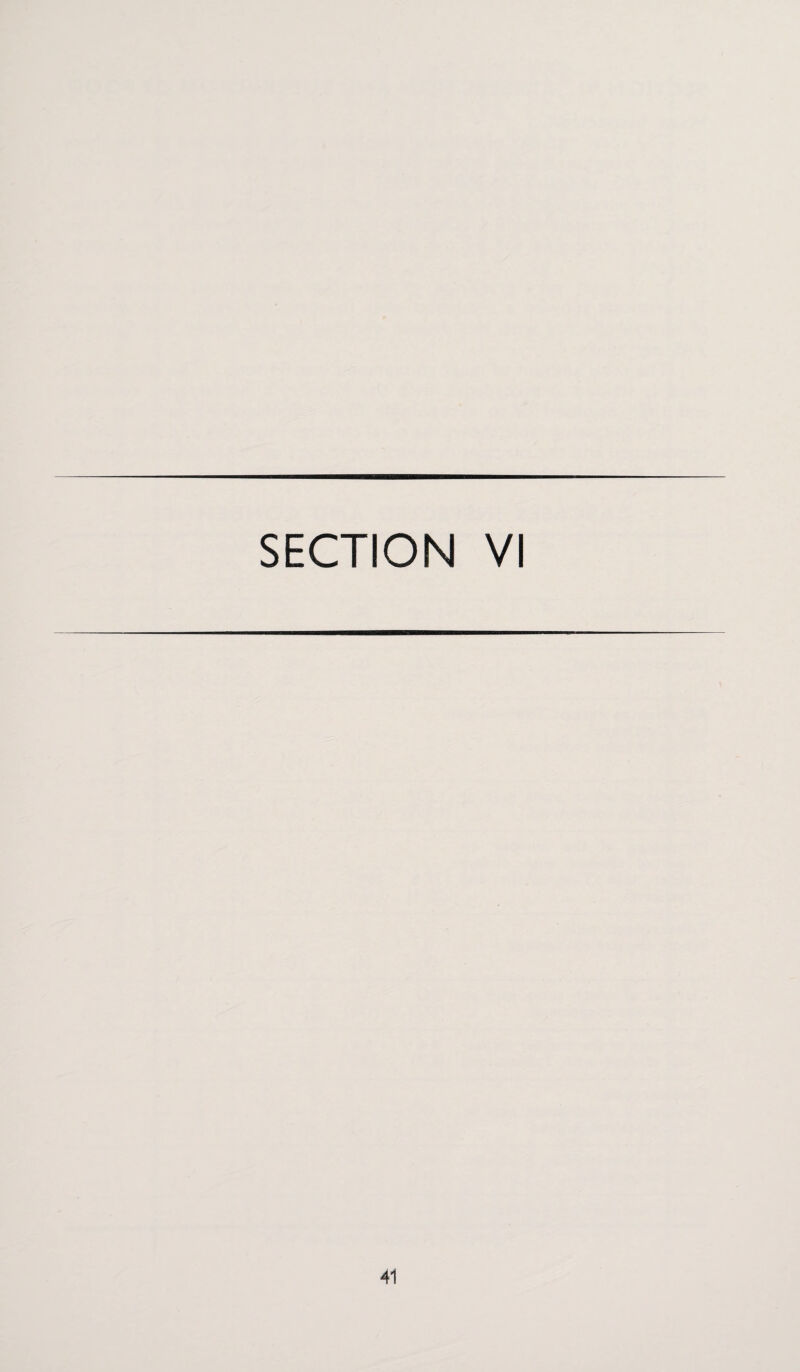 SECTION VI