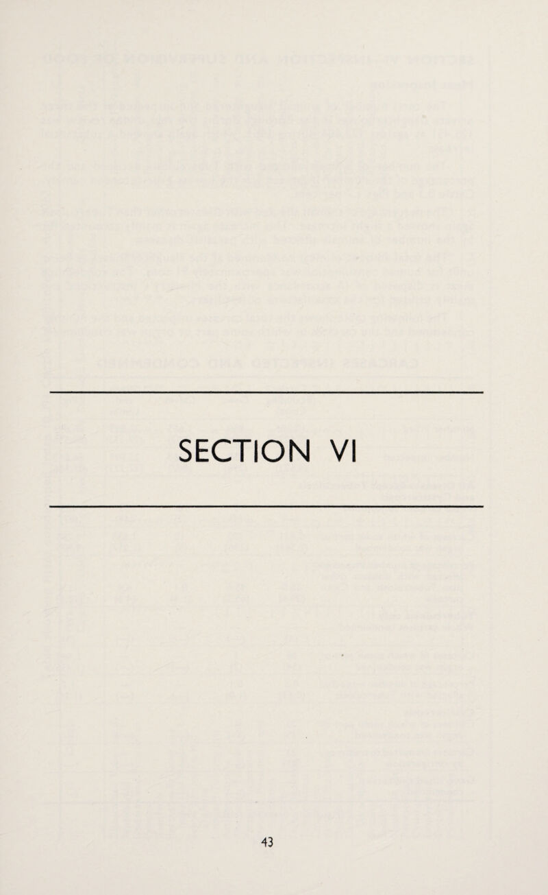 SECTION VI