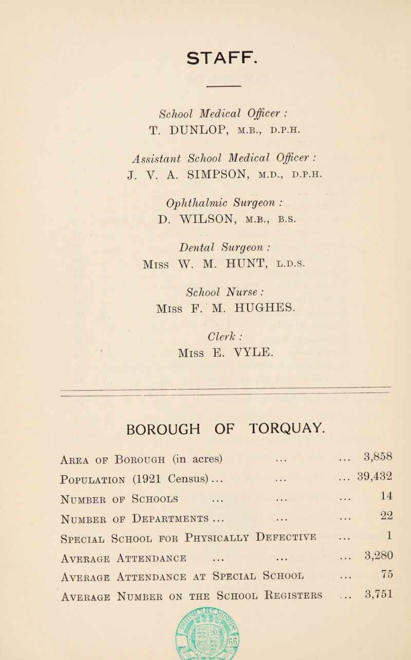 (c) . Tuberculosis. All cases of definite or suspected 'tuberculosis are referred to the County Tuberculosis Officer for his opinion, advice and subsequent observation, if required. The Tuberculosis Officer supplies the names of all children found to be living in houses where there is a recognised case of phthisis, and all such children are entered on special cards for observation ; 95 children in this category were examined from time to time during the year. (d) . Skin Disease. 279 cases of skin disease, as compared with 222 last year, were treated at the clinic. King worm cases numbered 18 and in six of these the scalp was affected ; all these children were treated by drugs as apart from X-Kays, but arrangements are made with the Honorary Kadiologist at the Torbay Hospital to supply this latter treatment if necessary. All cases of any doubt are confirmed by microscopic examination of the hairs, and observation is continued for some weeks after all trace of the fungus has disappeared. Children with ringworm are allowed to attend school, but wear washable caps or bonnets provided by the Authority; and this arrangement does not seem in any way to cause the slightest spread of the disease, although the children continue their education uninterrupted. Scabies cases remain fortunately few, and only three were treated. (e) . External Eye Disease. 61 cases of blepharitis and conjunctivitis received Clinic treatment during the year, compared with 46 last year. (/). Vision. 138 cases were refracted during the year at the clinic and 95 have obtained glasses out of 122 for whom spectacles were prescribed ; some who are counted as having not yet obtained glasses were of course refracted late in the year and have not yet been examined again by the Medical Officer. Four cases