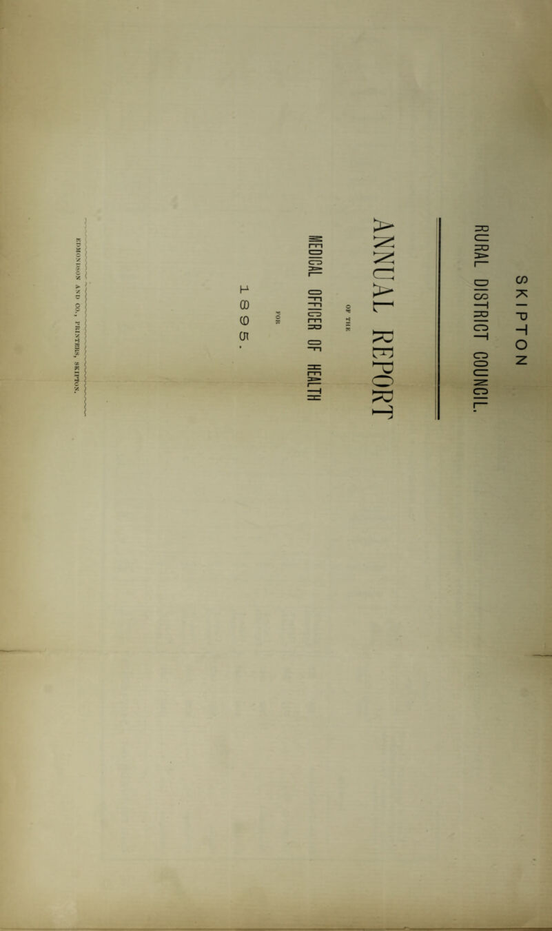 KDMO.ND.SON AND CO., PRINTBHS, SKI1TON P 00 CO 01 © x o •K H S pc > 52 > t— pr m pa •—3 RURAL DISTRICT COUNCIL.