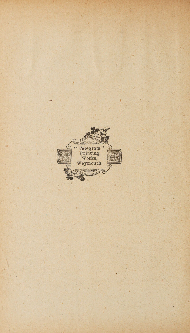 “ Telegram ** Printing Works, Weymouth r