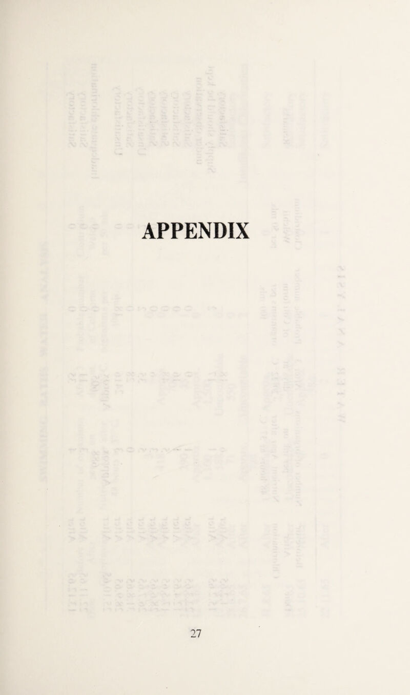 APPENDIX