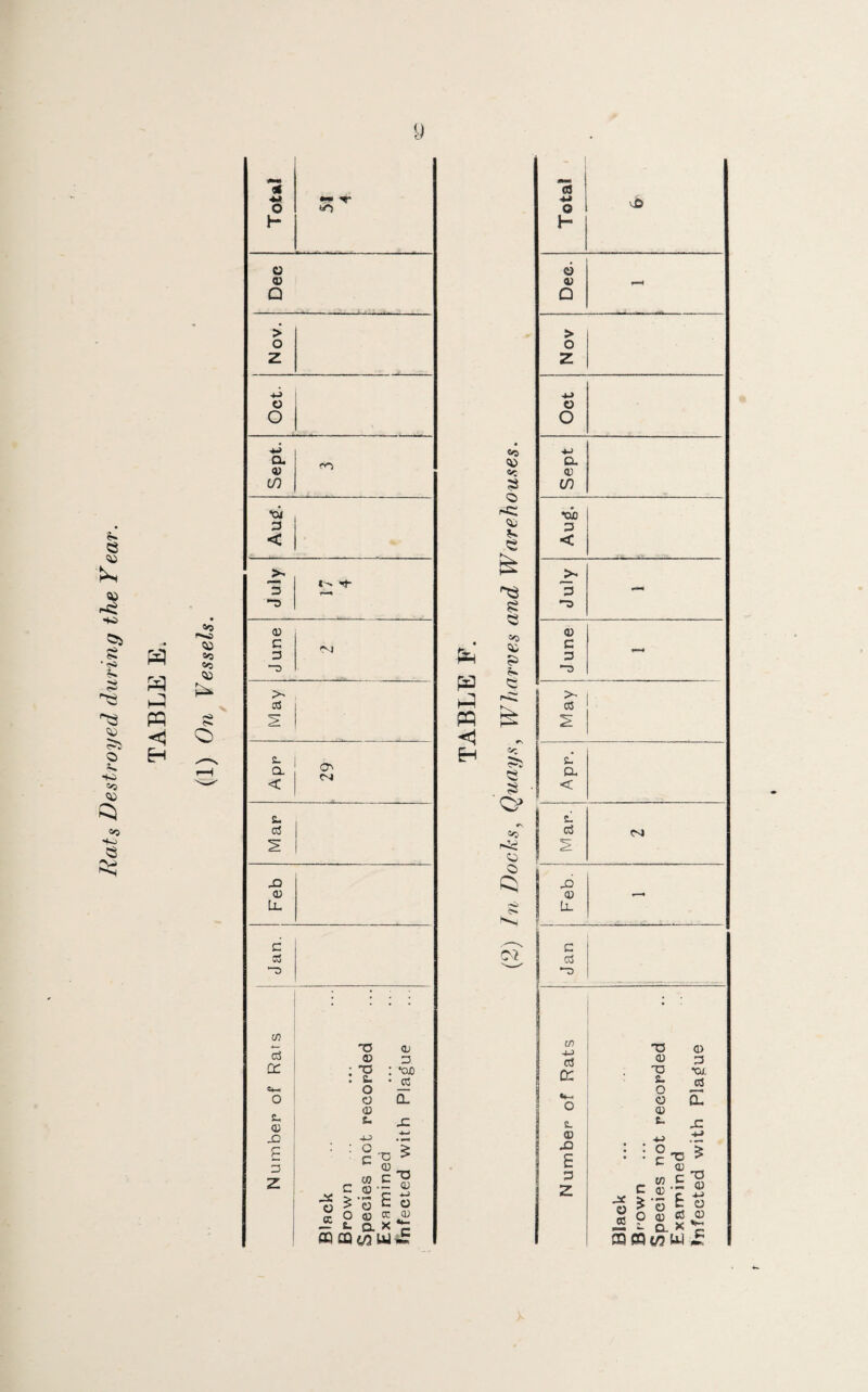 Rats Destroyed during the Year. w H 50 CC « 4>> •iii ^ o lO H o V Q > o Z o O a <u CO •ci 3 < M4 3 <V c 3 rvi -z >- cj3 £. a. < 03 2 Xi <0 u. c v\J ~z cn : : : : *- *3 O) o3 (U 3 CC : '3 : ‘ojo : t . cc o — O o a. o £- 0) ^ X X) P 3 Z c S|1 ■g ^'o £ o 1 2 CQ CQ CO pa pq H «c ®c S rJS: >D 5- (S o> r\ «o r>ii o o C^i Total vO cj V f—» Q > o Z o O 4-> o. <t) CO •dh 3 < 3 — 3 c 3 *—4 ■35 d IS s-‘ cu < 1 3 CS| ! s 1 -O 1 3 *—4 Ll 5 c a -o in d CC s. (D JD £ 3 Z T3 <U TJ £. O O (U t. <D 3 ■CUL C3