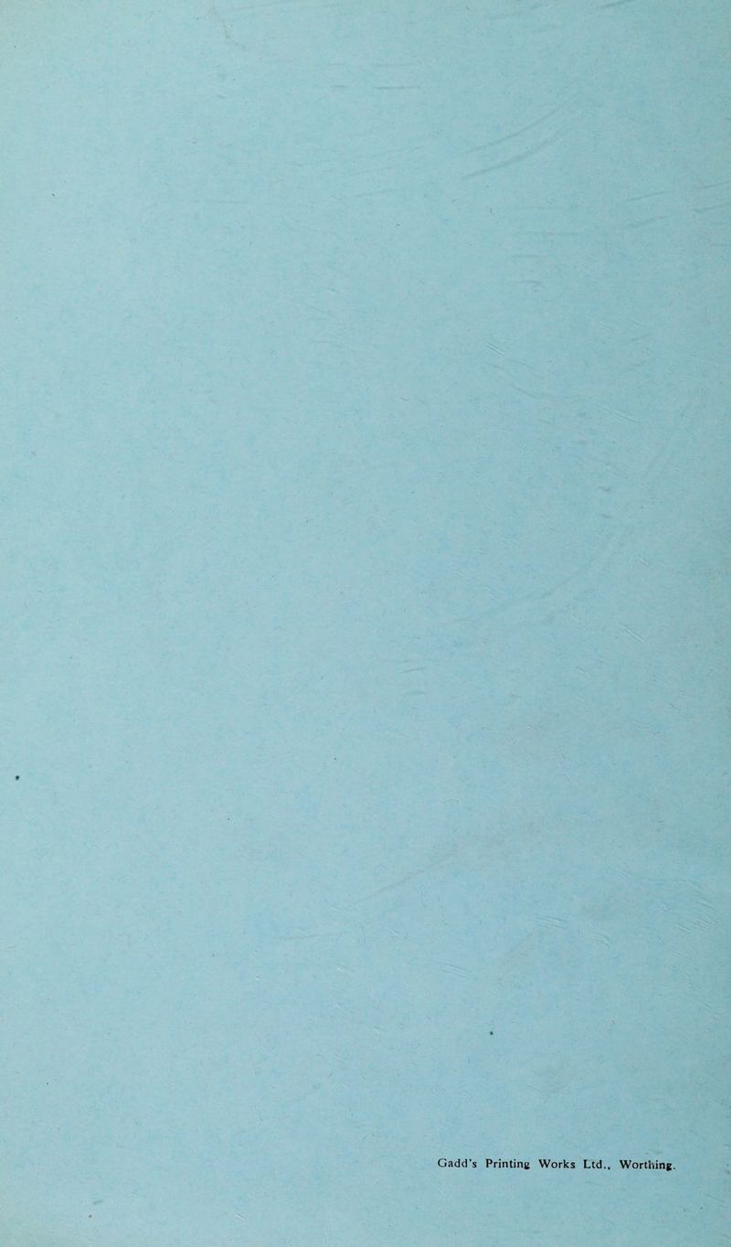 Gadd’s Printing Works Ltd., Worthing.