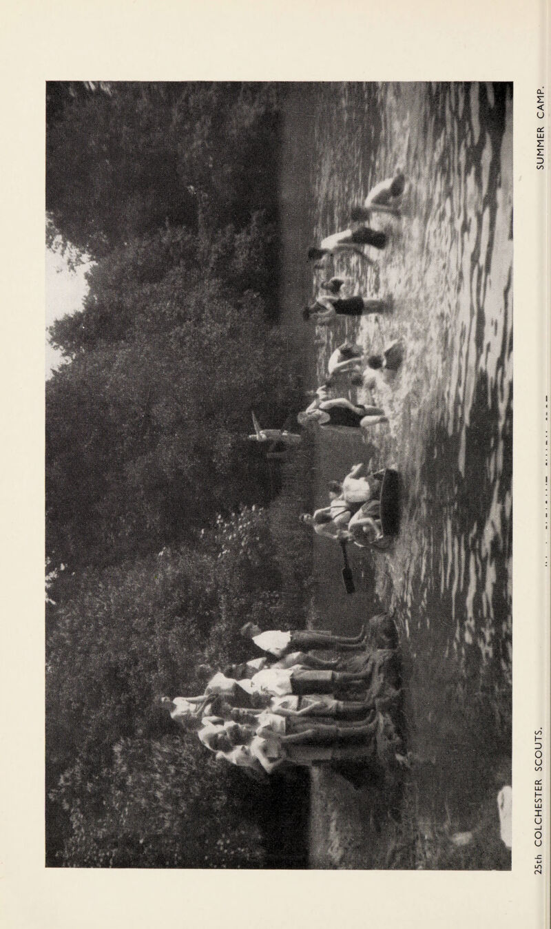 25th COLCHESTER SCOUTS. SUMMER CAMP.