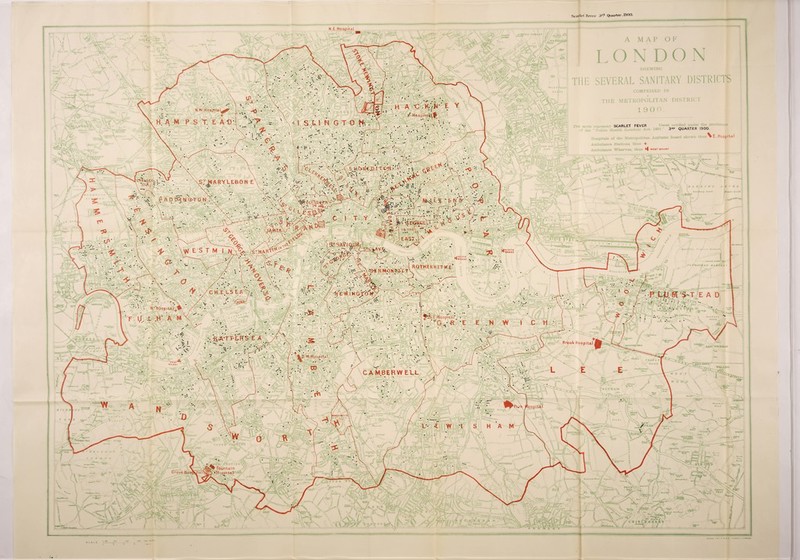 Scadet Fever 3rd Quarto-. WOO. C .K..N • • Hospitality H.W.Hosffi-Ul^ G T 0 S HtkRE.D I TC S.T|I ARYL EBON PAD DV-J NG-TON Mvi. L :E BQRN IN THE JAMES, StsaViqjjr OWWIy. NORTH WHARF | SOUTH IWMARF ROTHERH1T H E B-ERMONDSEY P . UJ ^ S T E A D R E W IN G X'O N- W.'HospttaJ ^*S LHospital' BATTERS E A 8rook Hospital AS W. Hospital * C A MBERW ELL *AKOSWCRTM Fountain j 'Hospital Grove Hosi SCARLET FEVER QUARTER 1900. trd shown thus w E. Hospital WEST WHARF N ,E. hospital HISt. feHOR-ST
