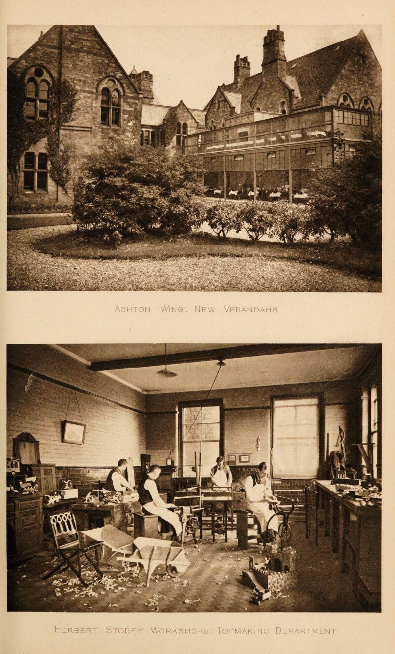 Ashton Wing : N EW Veran dahs Herbert Storey Workshops: Toymaking Department