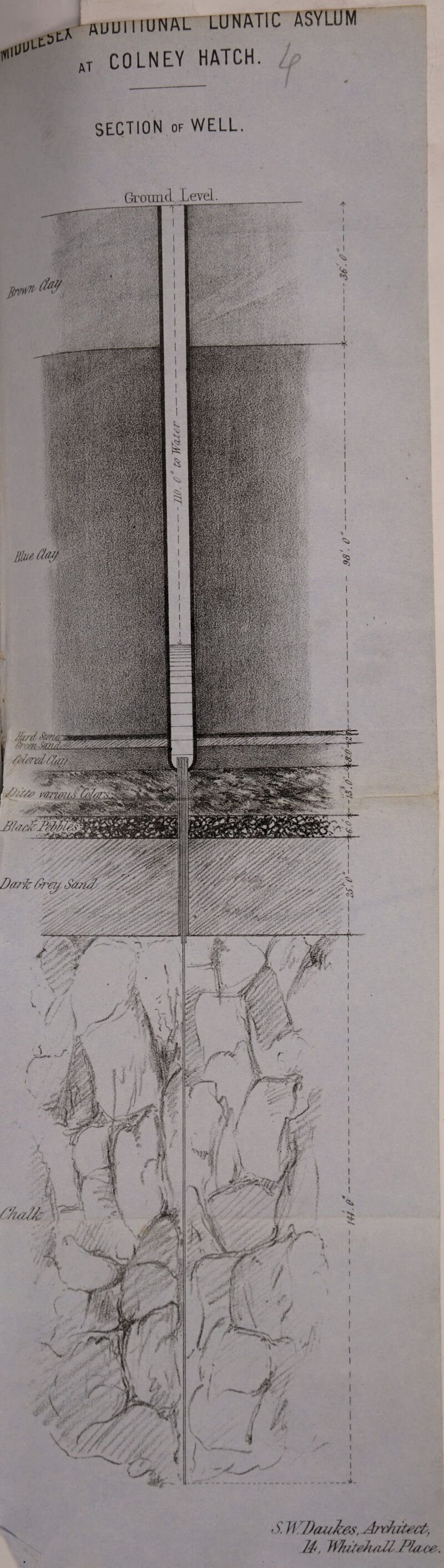 *: AUUI11UNAL LUNATIC ASYLUM at colney hatch. / SECTION OF WELL. ip#* f--, V«/ *M * :* HB :ksikx*M'Sm SrKgvK ji^VTv . '• HIk?: &W®$ Ml saiftsiiliH - mmammm SKm; K plS III: &yK~.-vv c ' 3>,K/*V ',%VV* ■mm aaaffiai^B fpli till pip' Kk r^*3rthSA-‘F sw-a^v:!:^ 4k// ’.fcmzn wm SrnMk VfllWllo G&rc rm& i <X II TDaukes, Architect, //, HJu/cJuill Place.