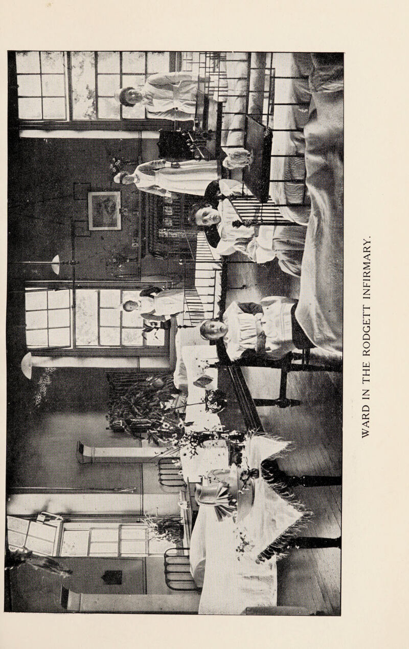 WARD IN THE RODGETT INFIRMARY.