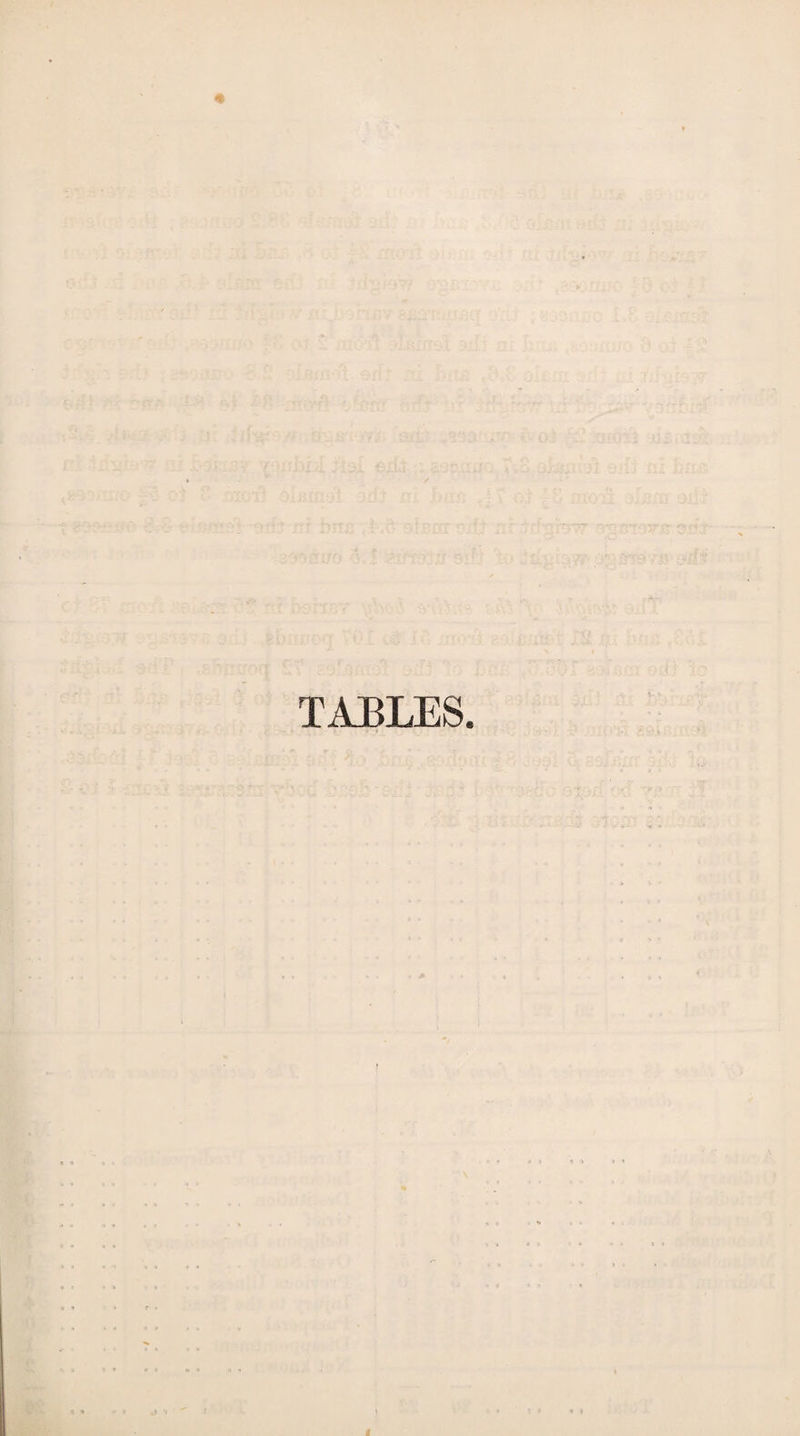 TABLES